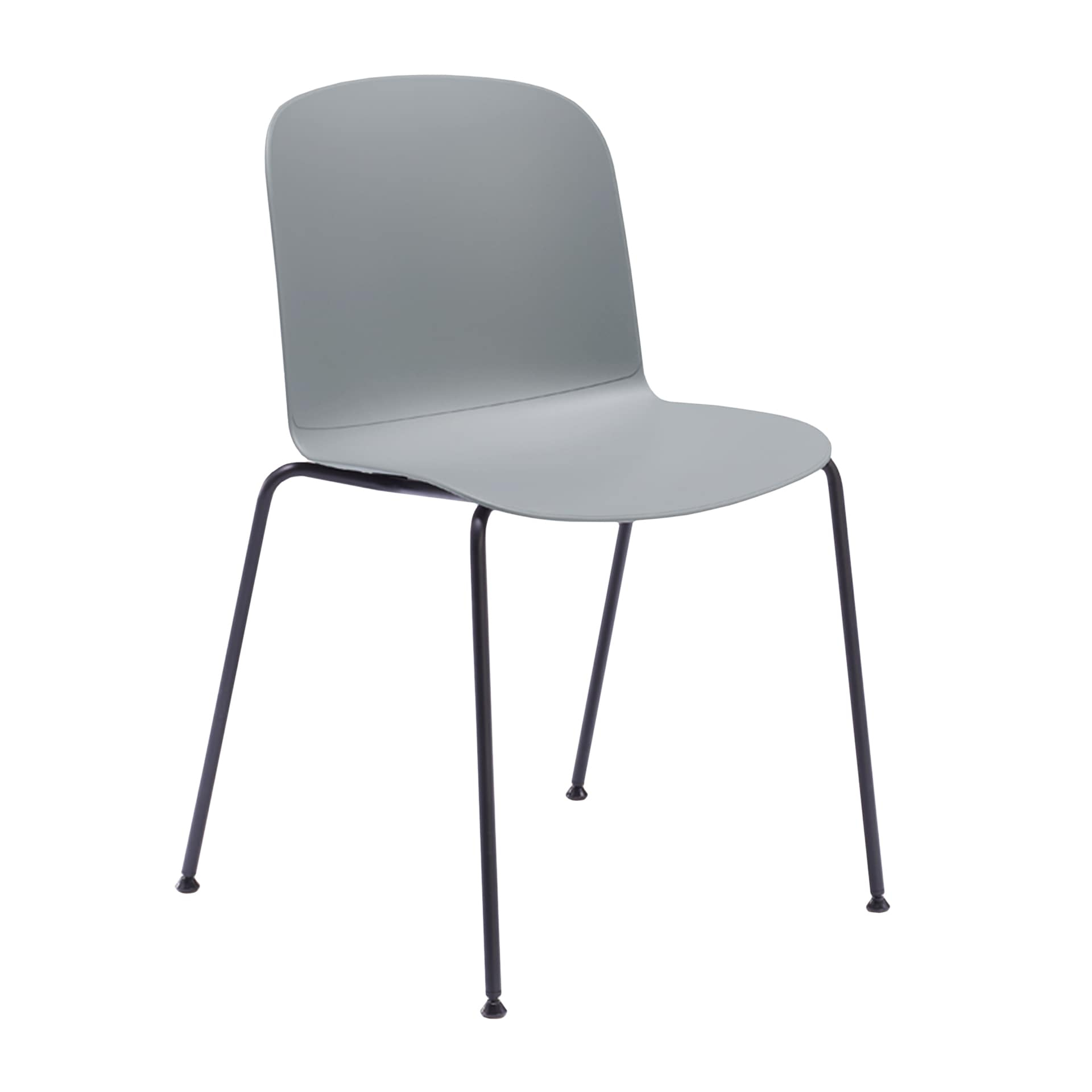 Steel cafe chair with polypropylene or upholstered shell A-Relief