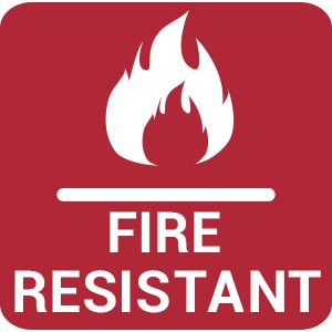 Fire-resistant foam  + $12 