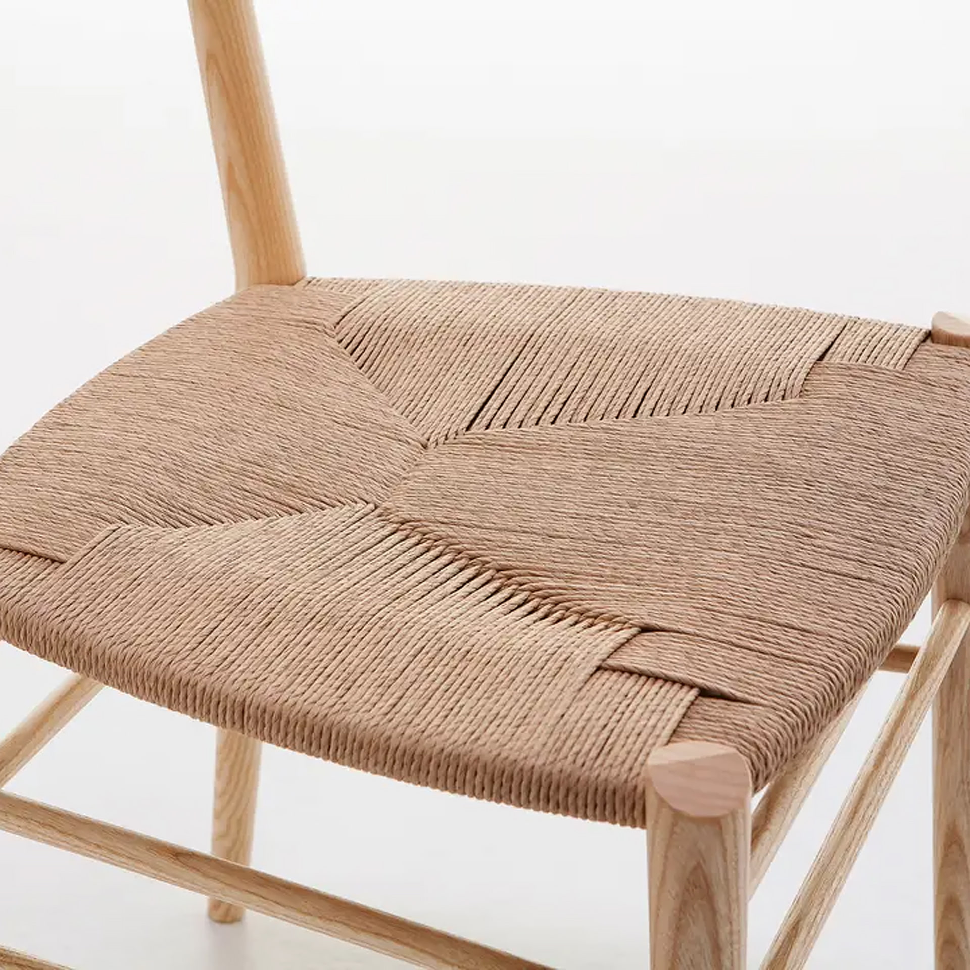 Wooden chair with woven or upholstered seat A-Alpha