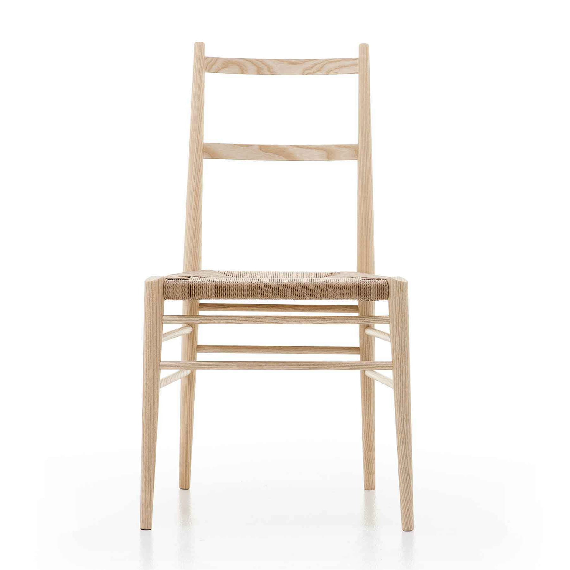 Wooden chair with woven or upholstered seat A-Alpha