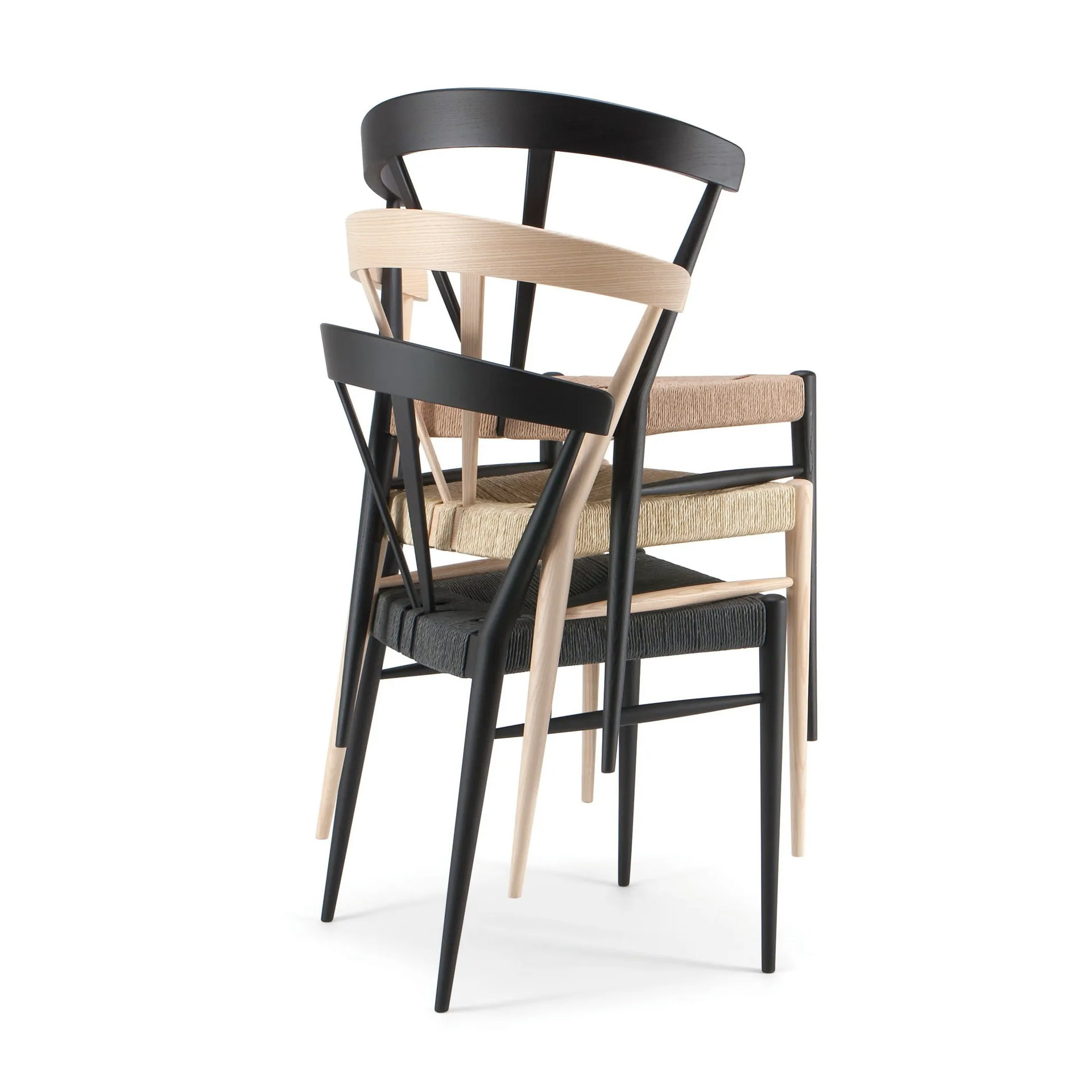 Wooden chair with solid, woven or upholstered seat A-Ginger