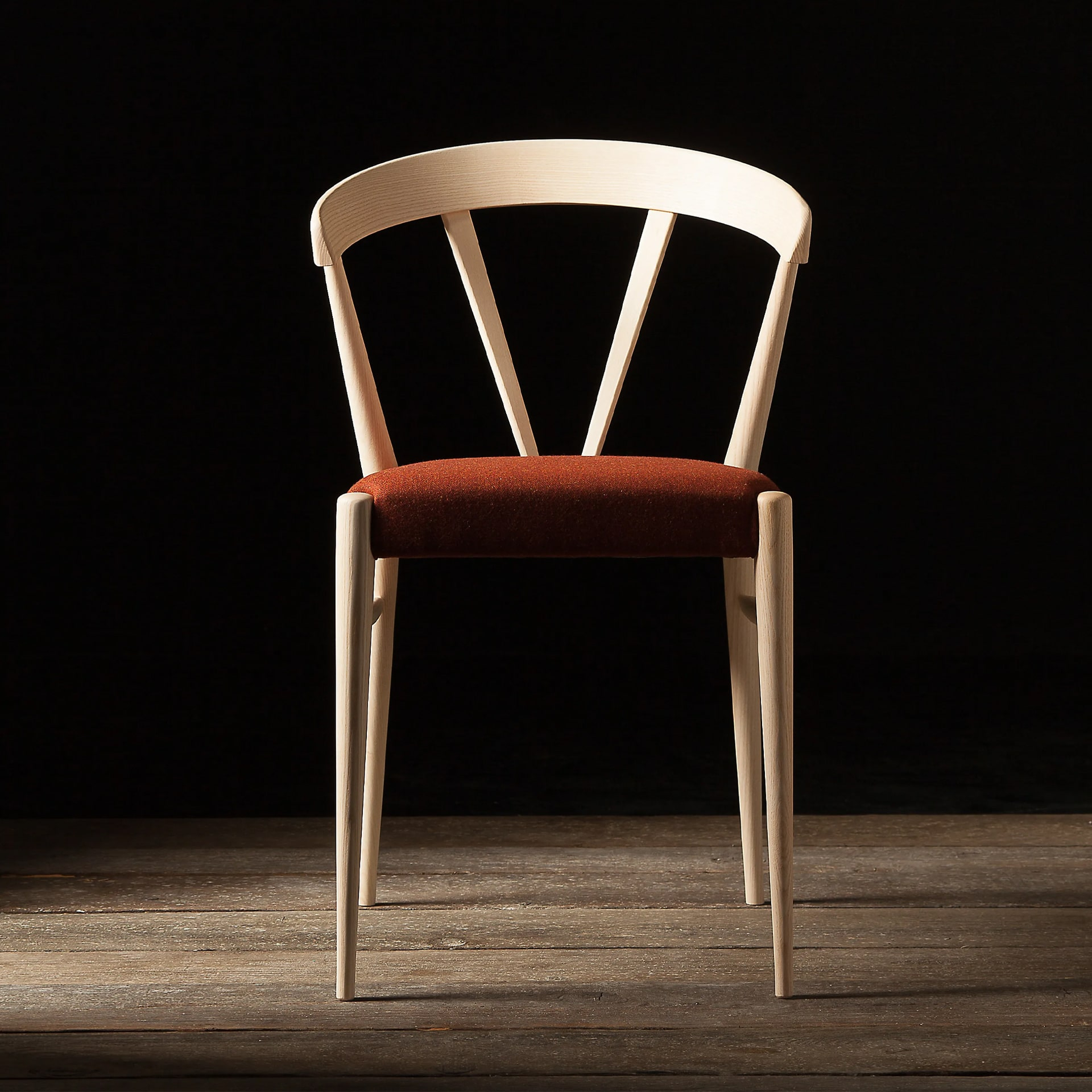 Wooden chair with solid, woven or upholstered seat A-Ginger