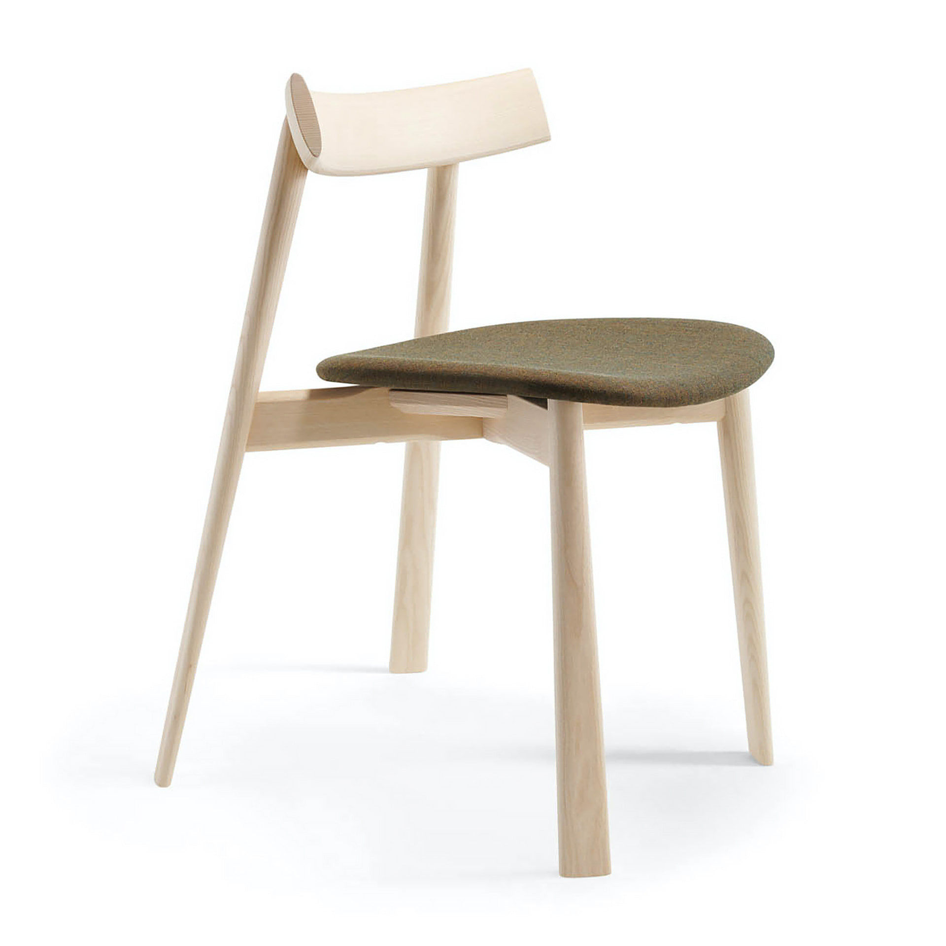 Wooden chair with solid or upholstered seat A-Remo