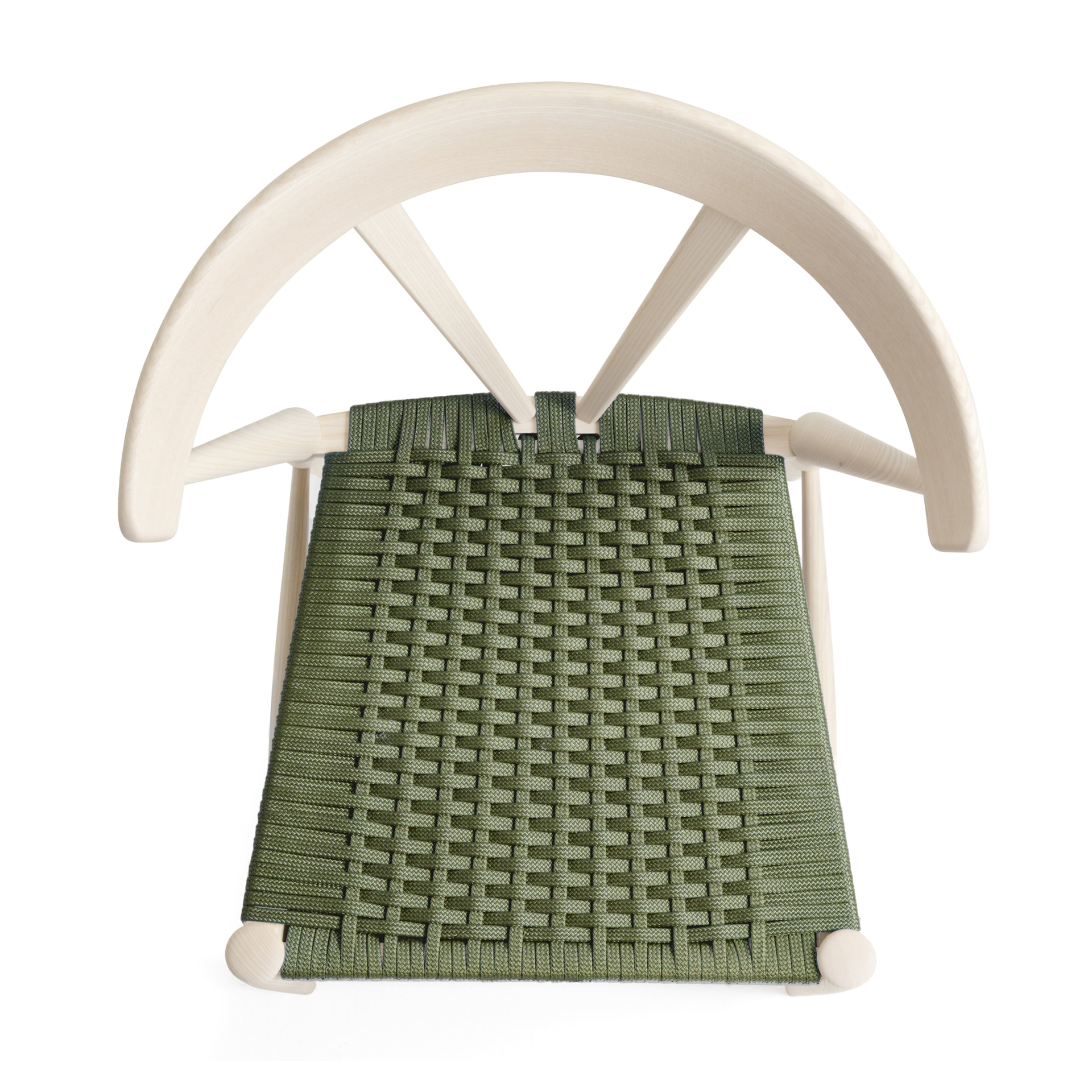 Wooden bar stool H-Ginger with solid, woven, or upholstered seat