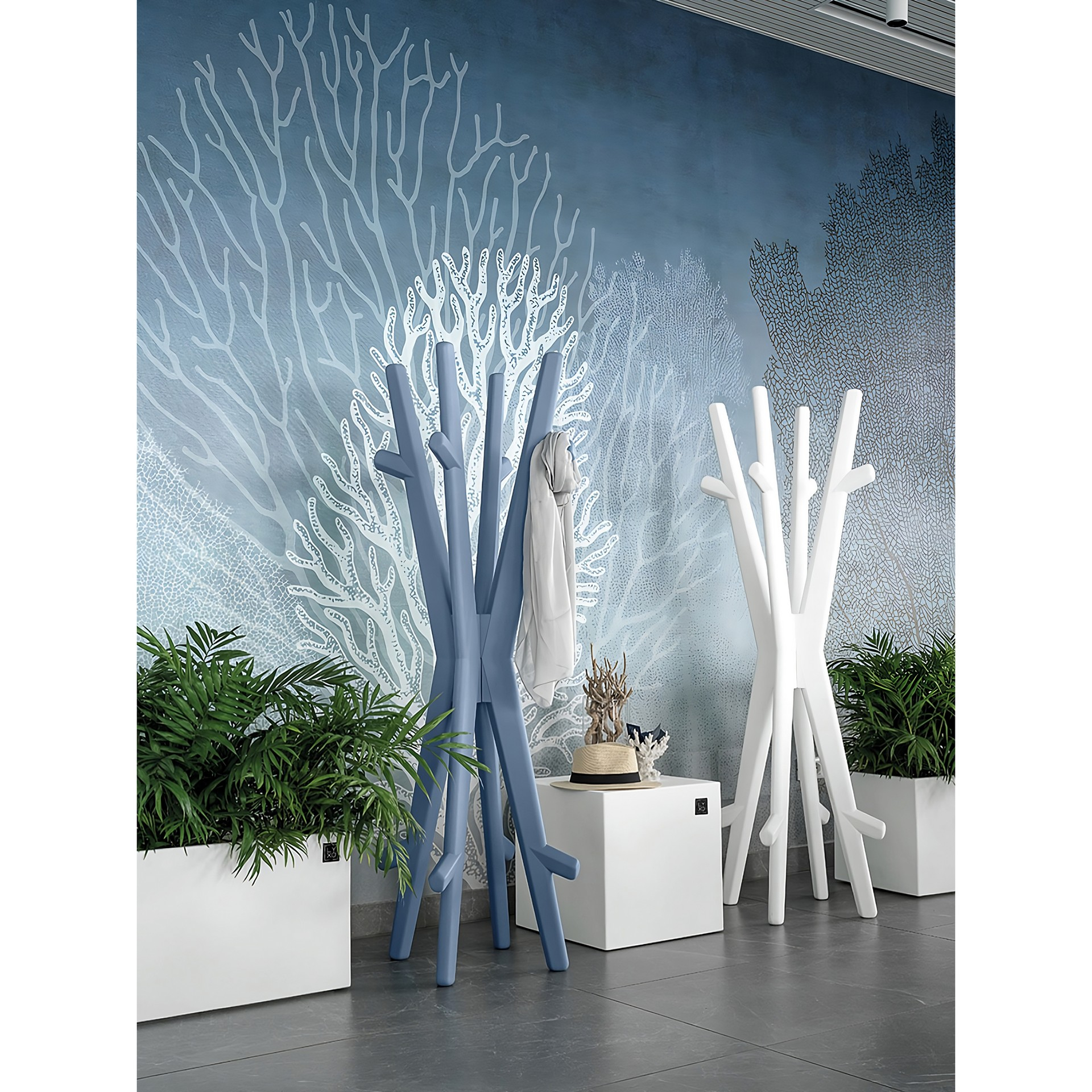 Plastic coat stand AA301 Twins