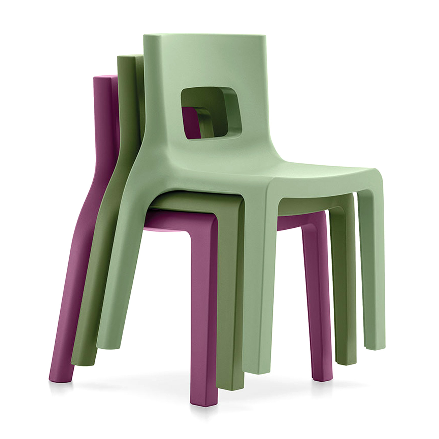 Stackable polyethylene chair A-306 EOS
