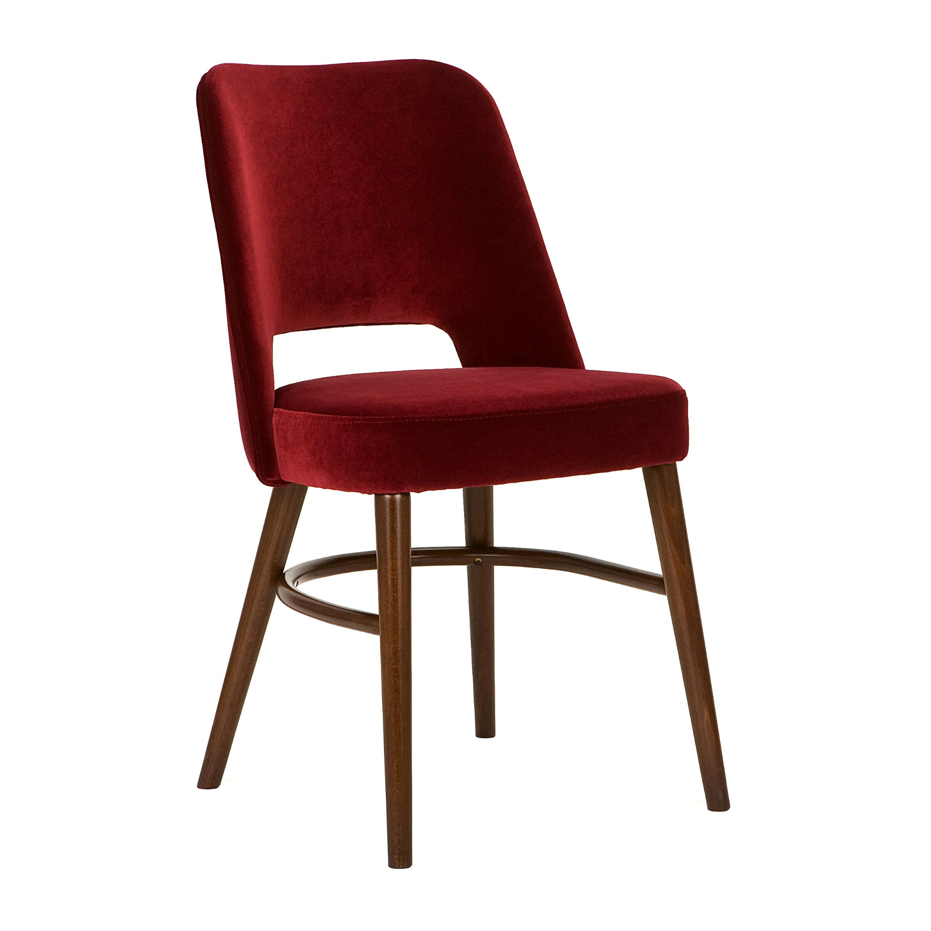 Fully upholstered wooden chair