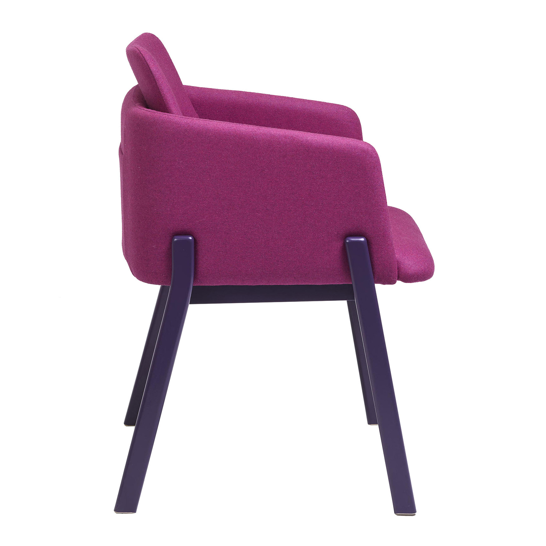 Upholstered wooden armchair B-Note