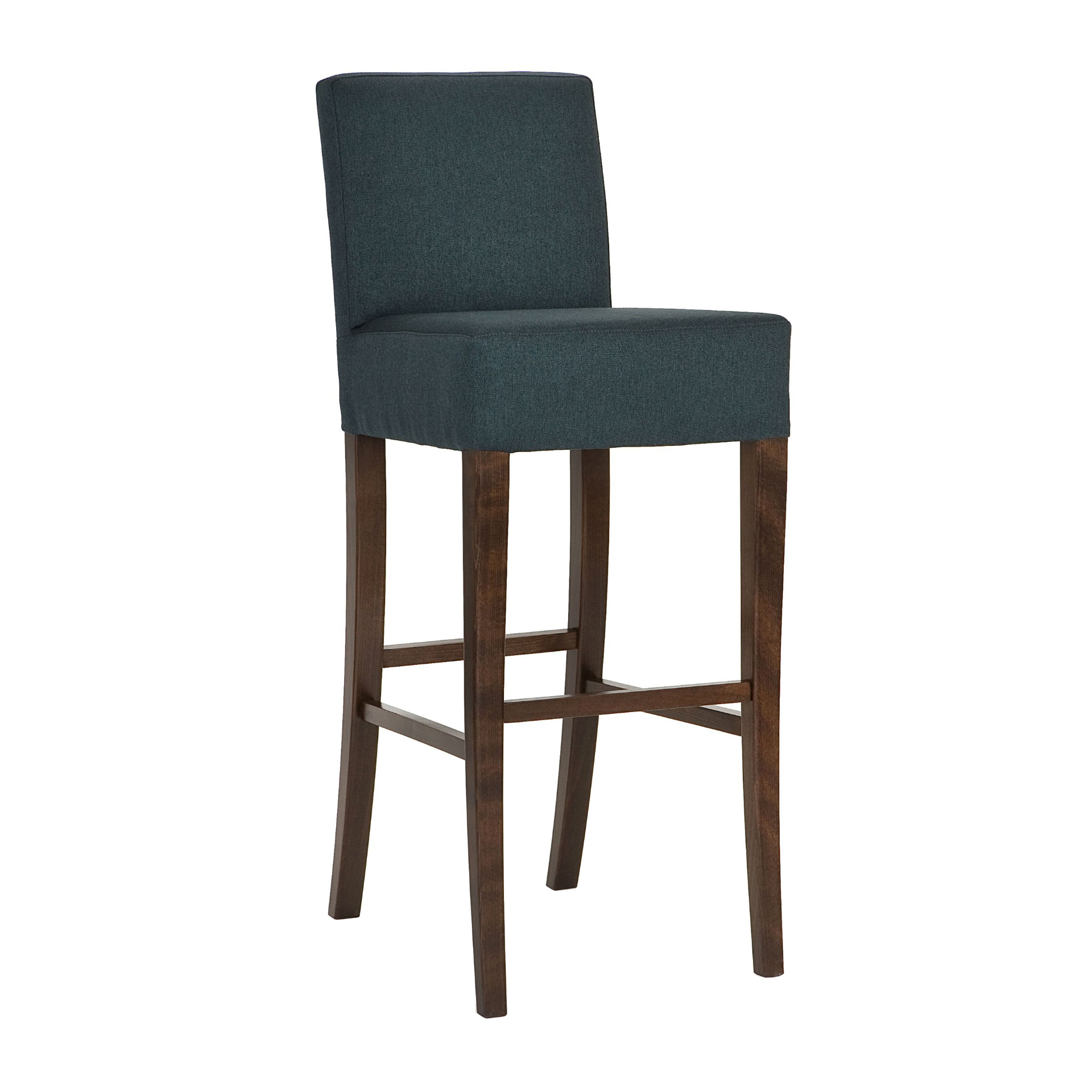Fully upholstered wooden bar stool H-0072