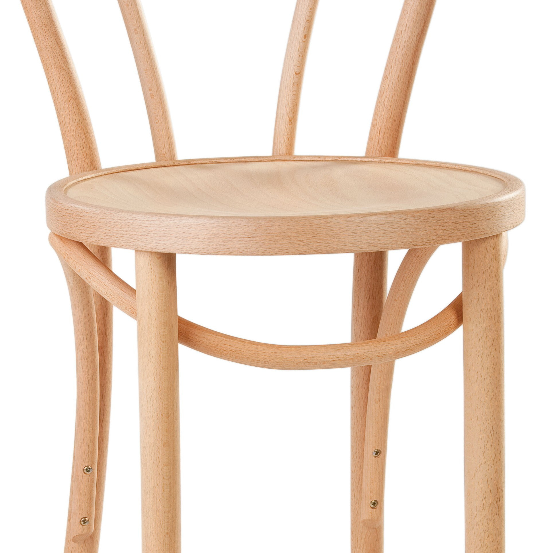 Bentwood bar stool plywood, padded or woven seat H-1840