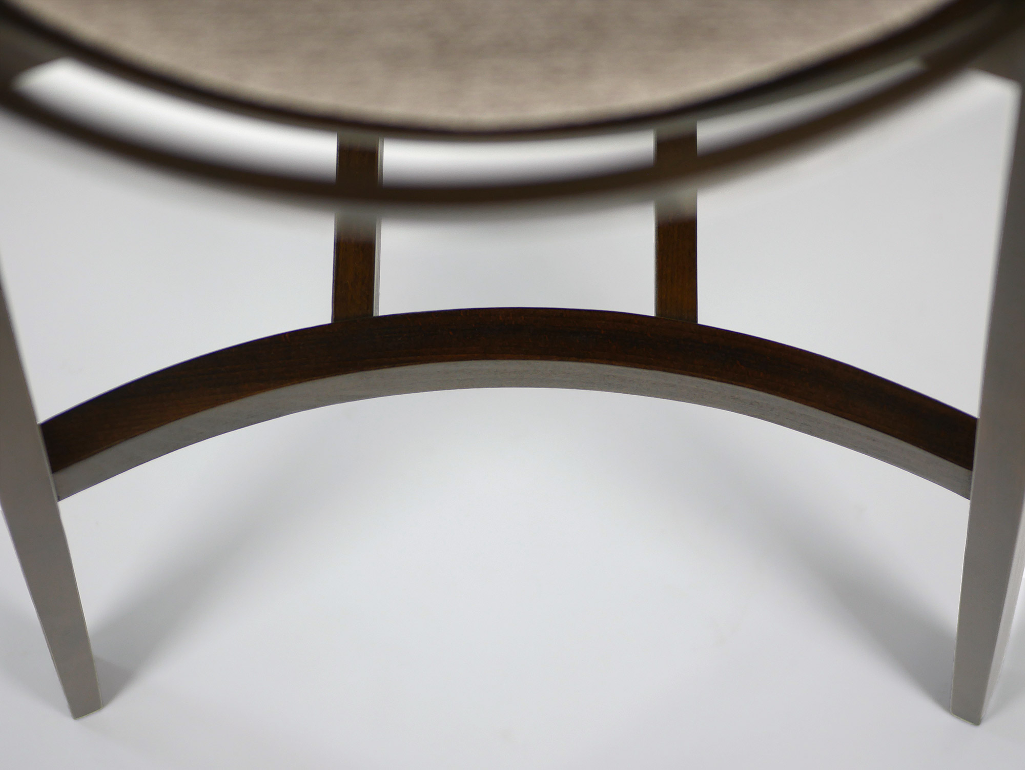 Wooden bar stool with solid or upholstered seat H-4800 Archer