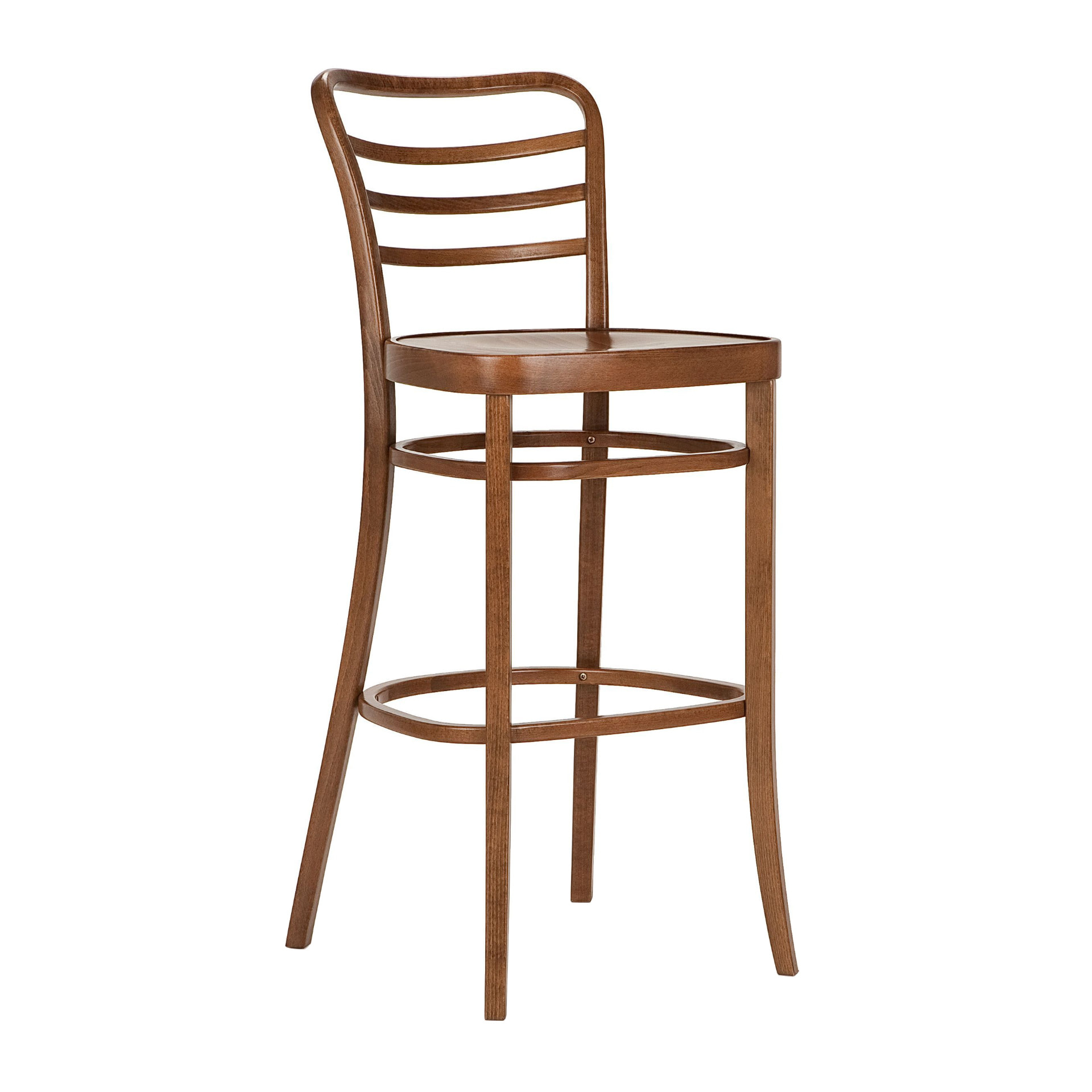 Bentwood ladder back bar stool