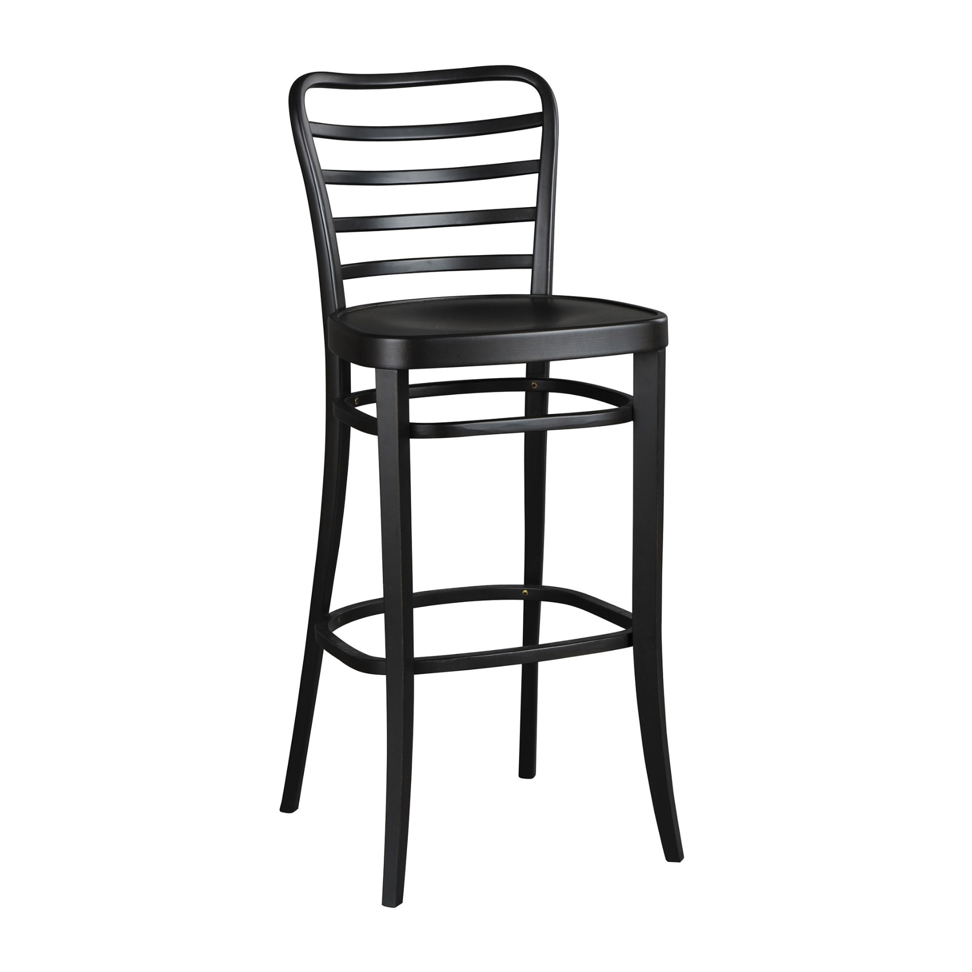 Bentwood ladder back bar stool H-8291