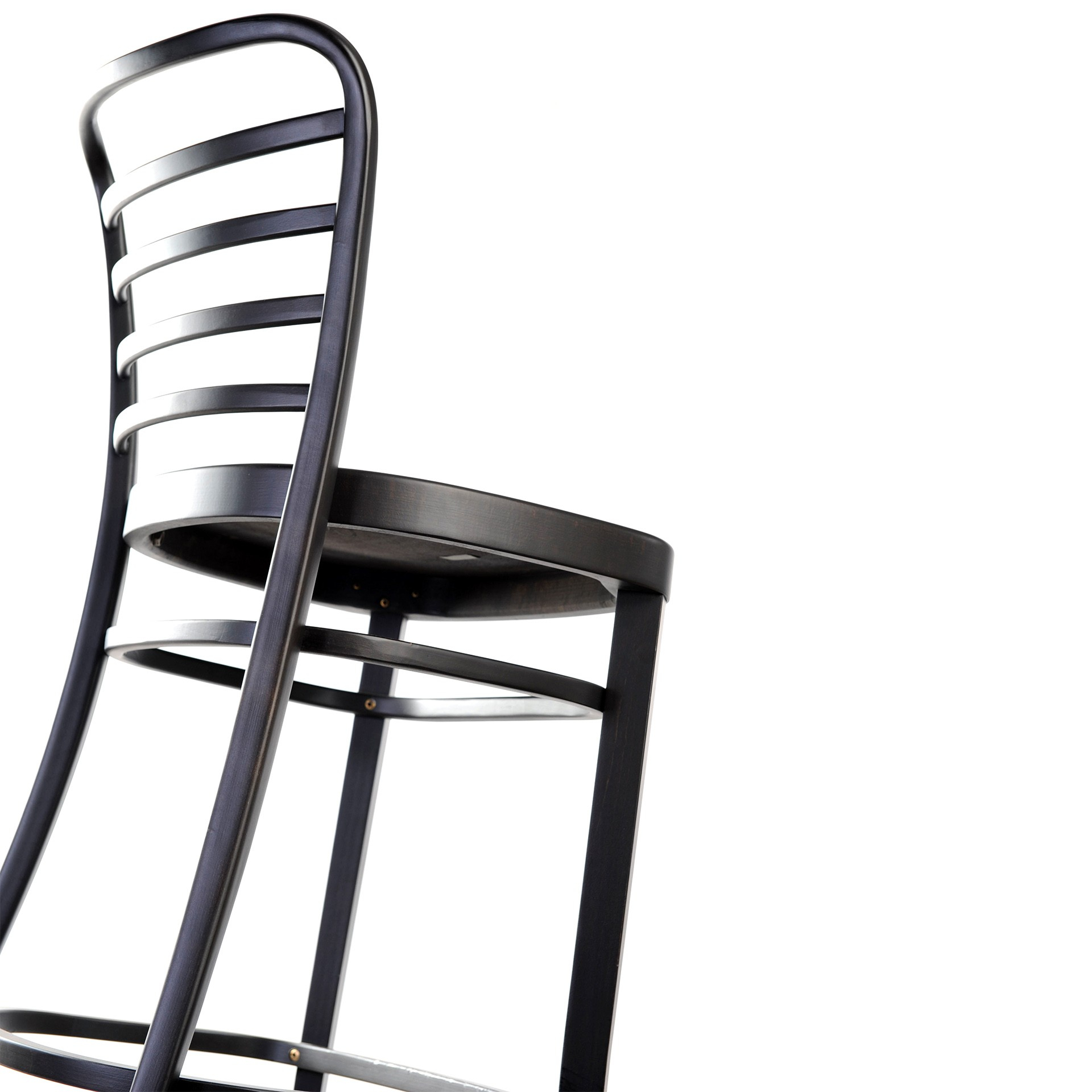 Bentwood ladder back bar stool H-8291