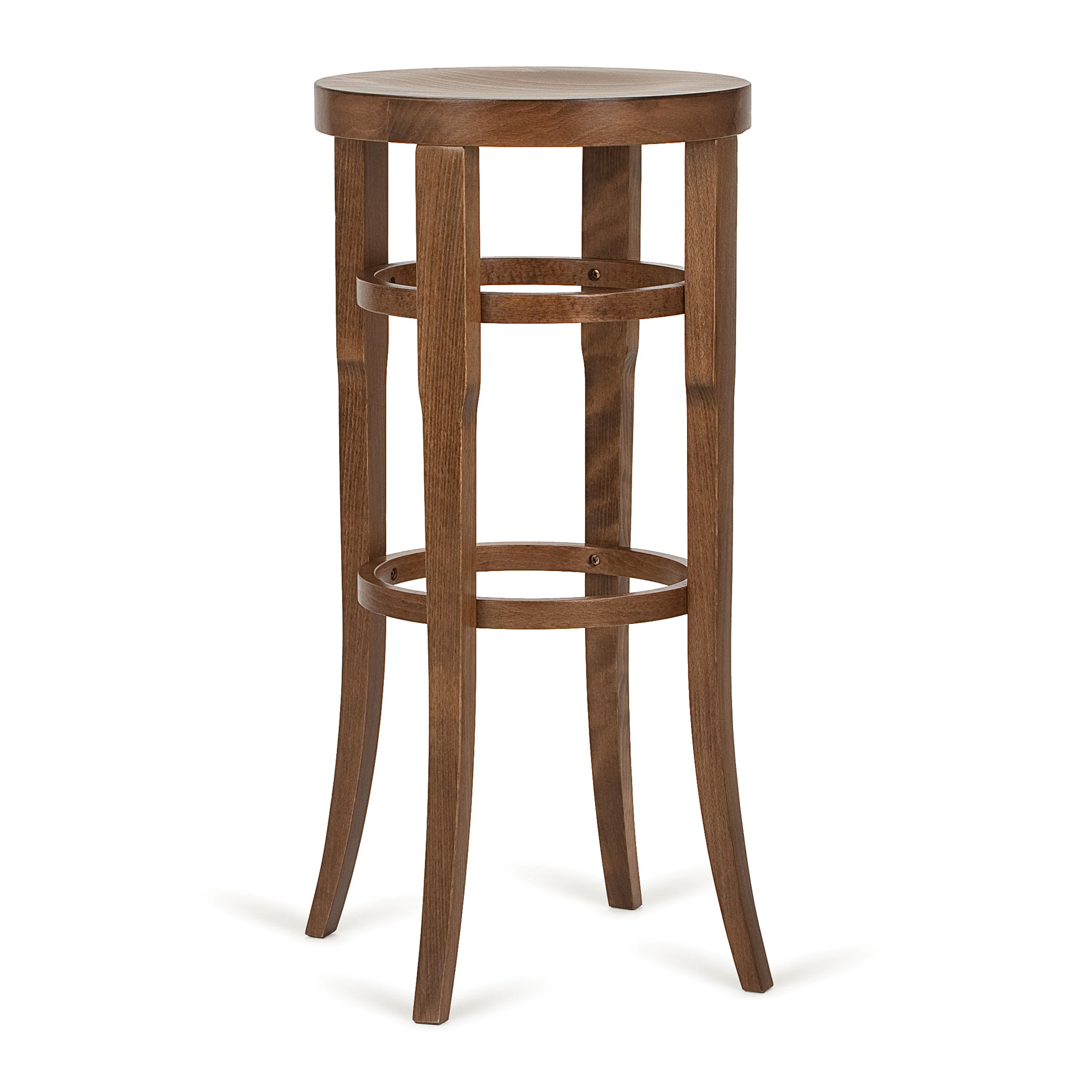 Bentwood stool with solid or upholstered seat C-3580