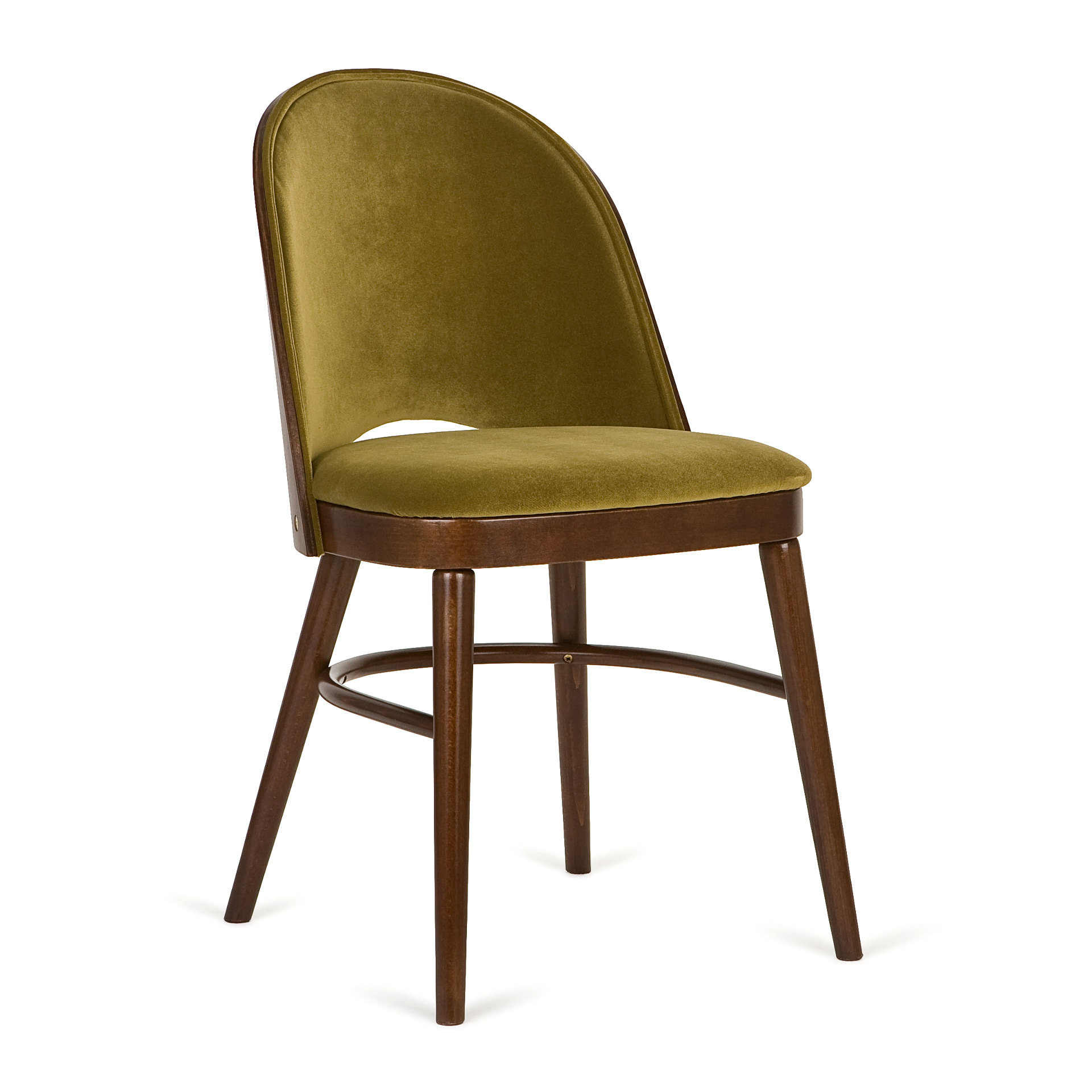 Upholstered wooden chair