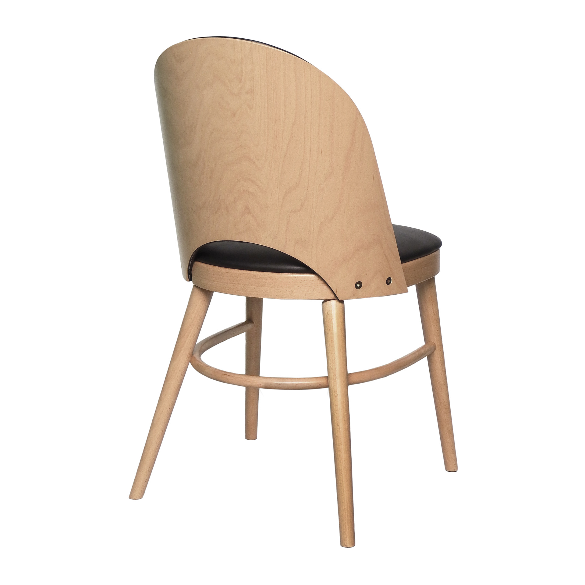 Wooden chair upholstered A-0046
