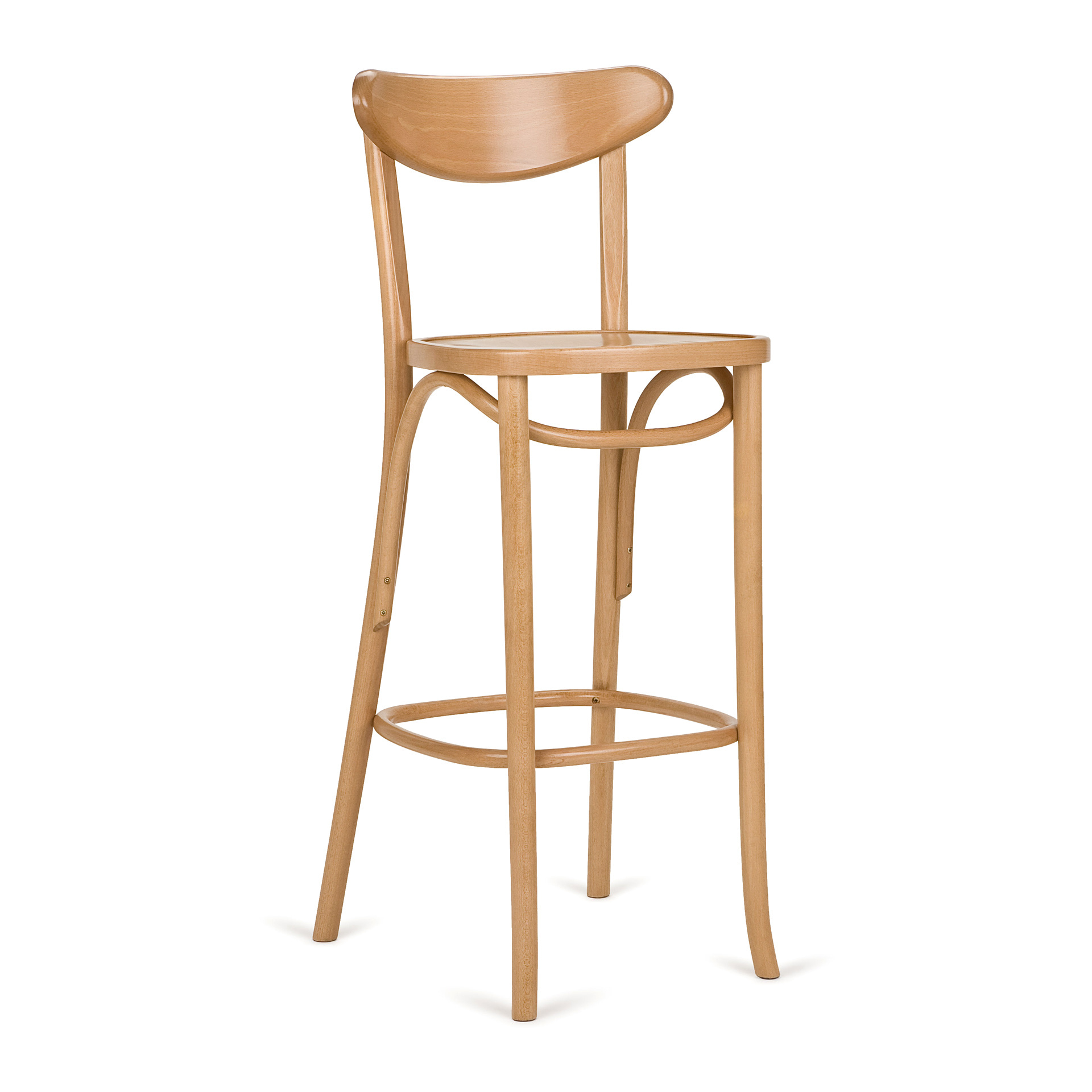 Bentwood bar stool plywood or upholstered seat H-1260