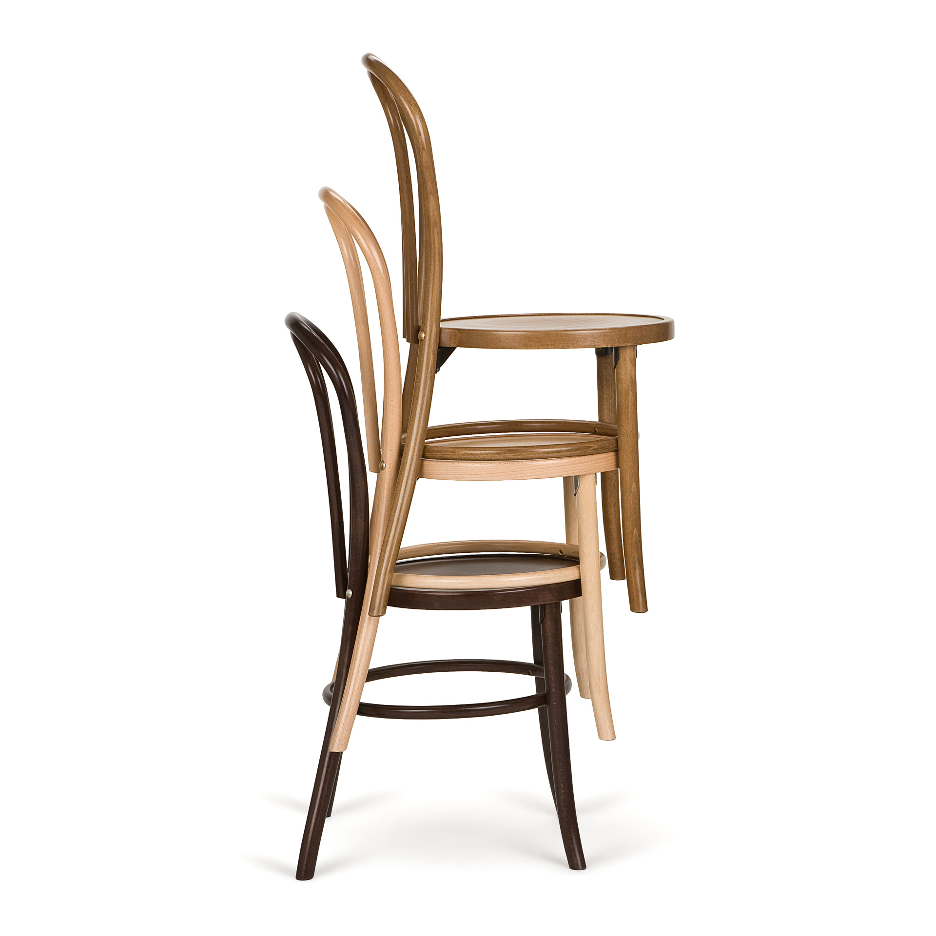 Bentwood chair with plywood, padded or straw seat A-1845