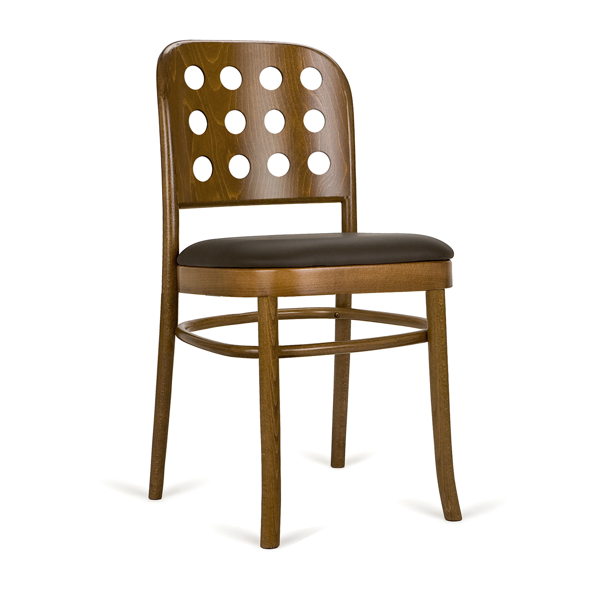 Silla con agujeros redondos en el respaldo A-6010