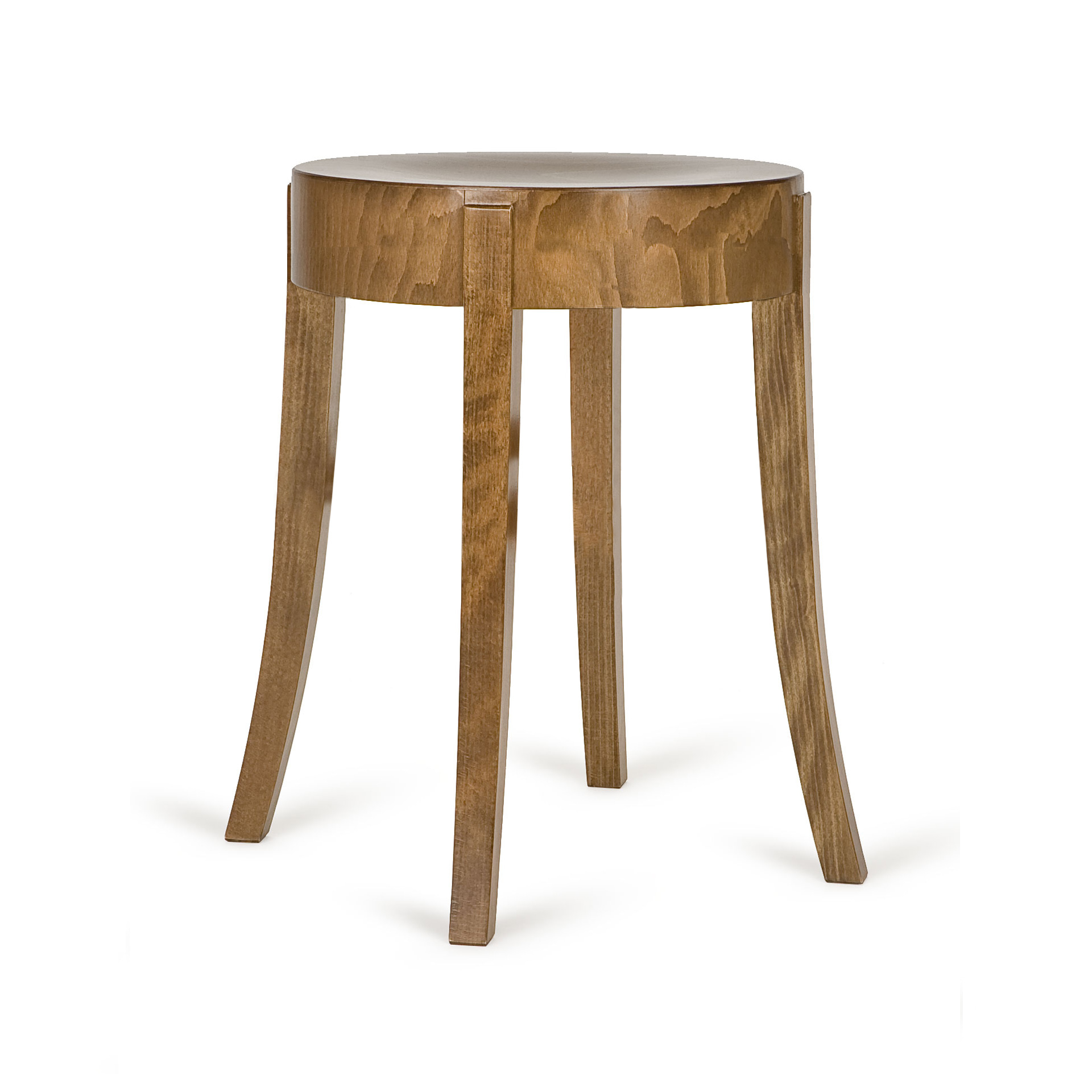 Solid wood low stool
