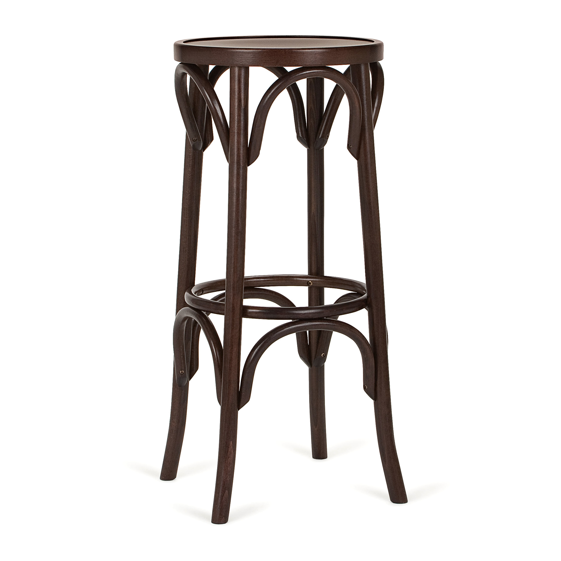 Bentwood stool with solid or upholstered seat C-4303