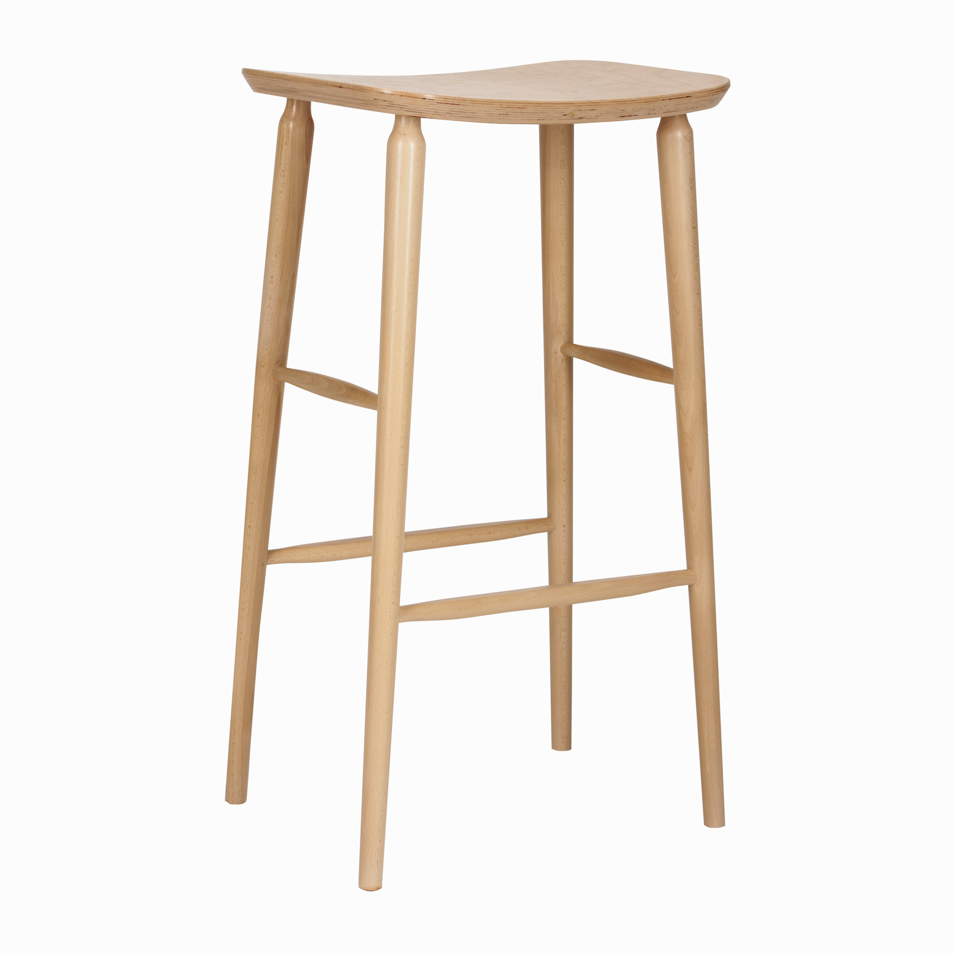 Scandinavian solid wood stool