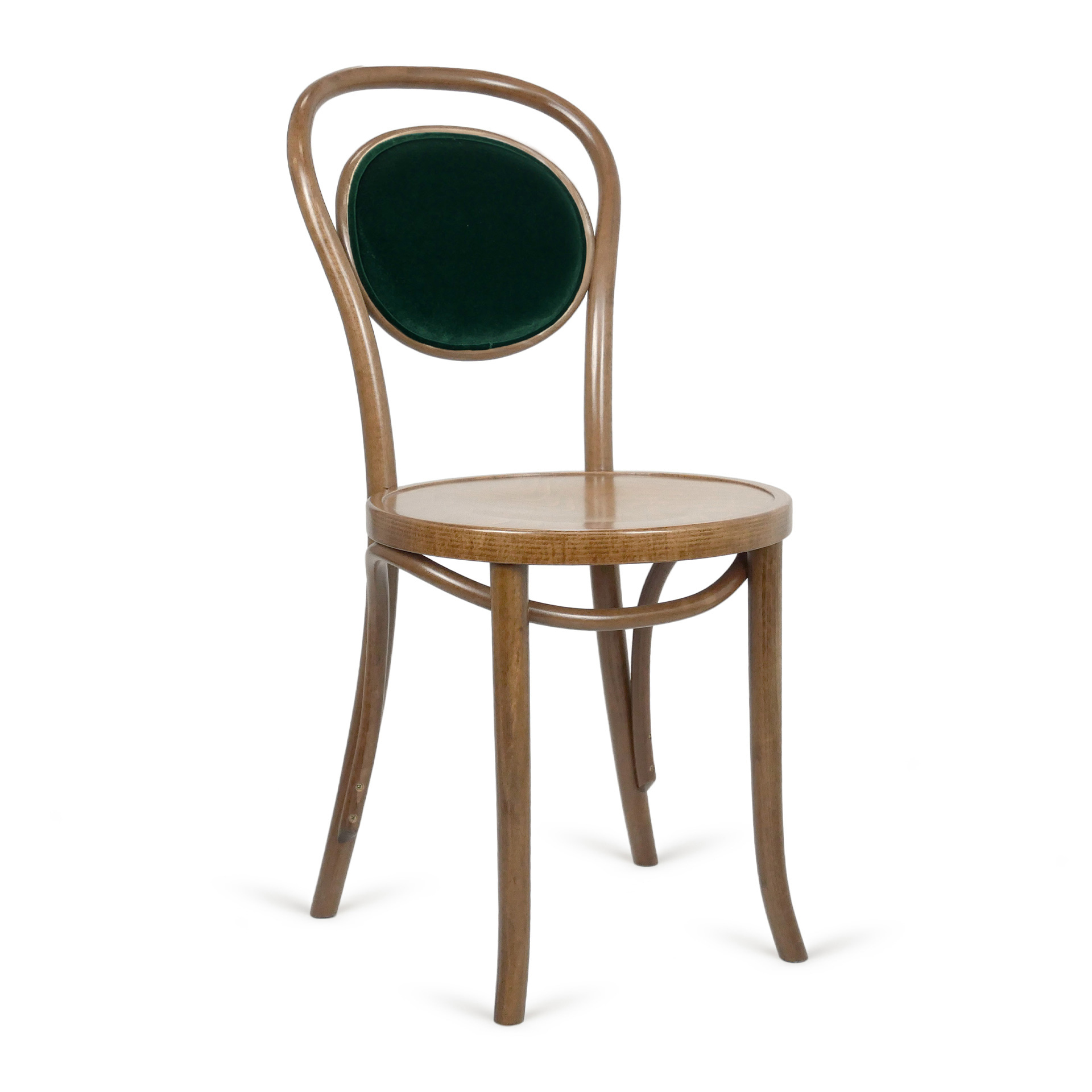 Bentwood chair with upholstered back