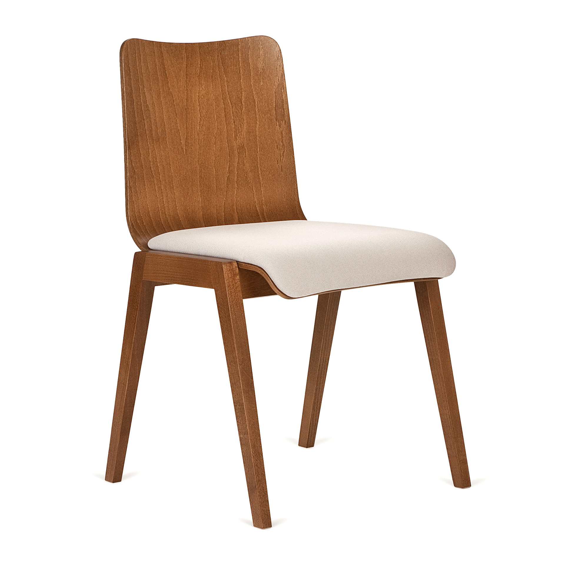Wooden chair with solid or upholstered seat A-2120 Link