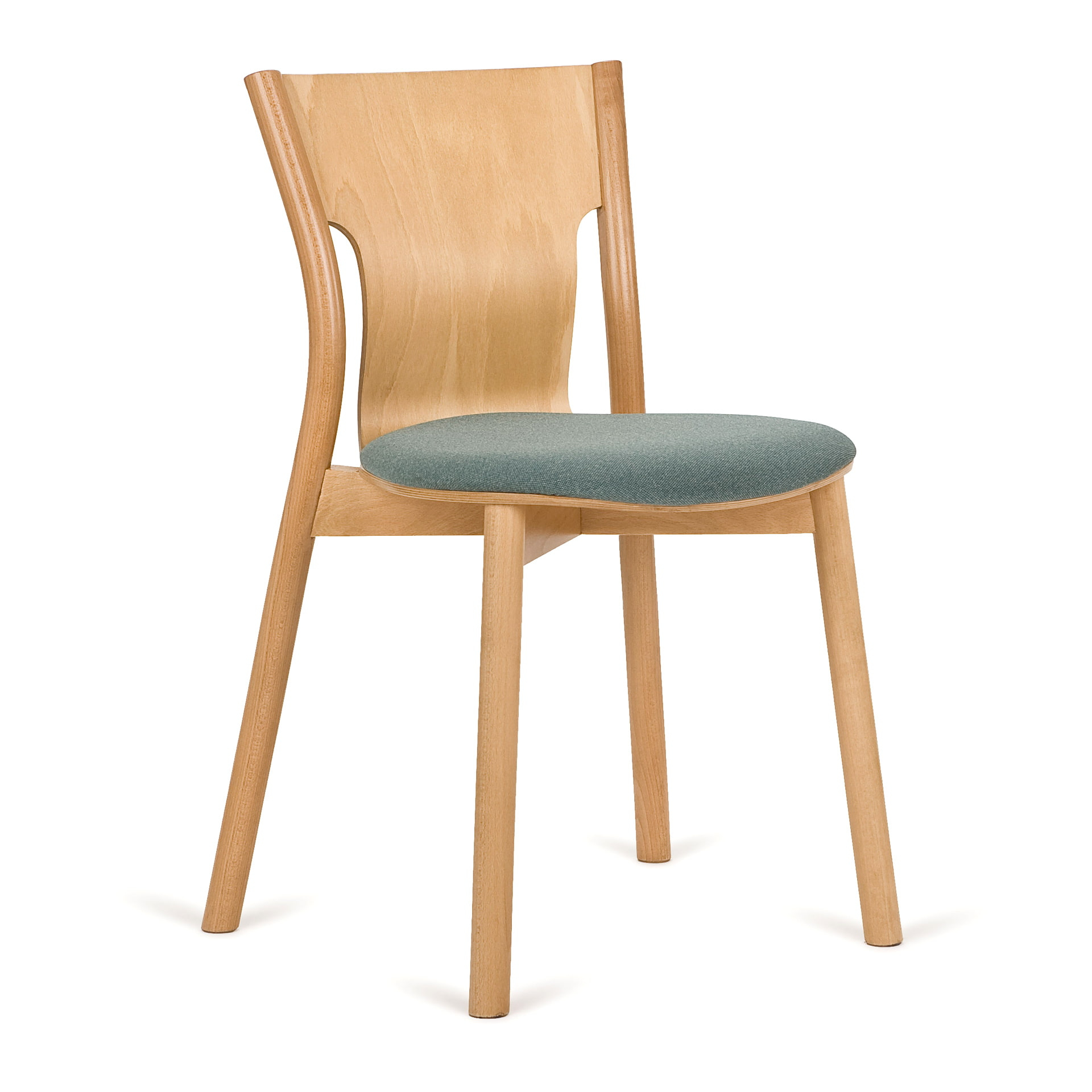 Wooden chair with solid or upholstered seat A-2160 Tolo