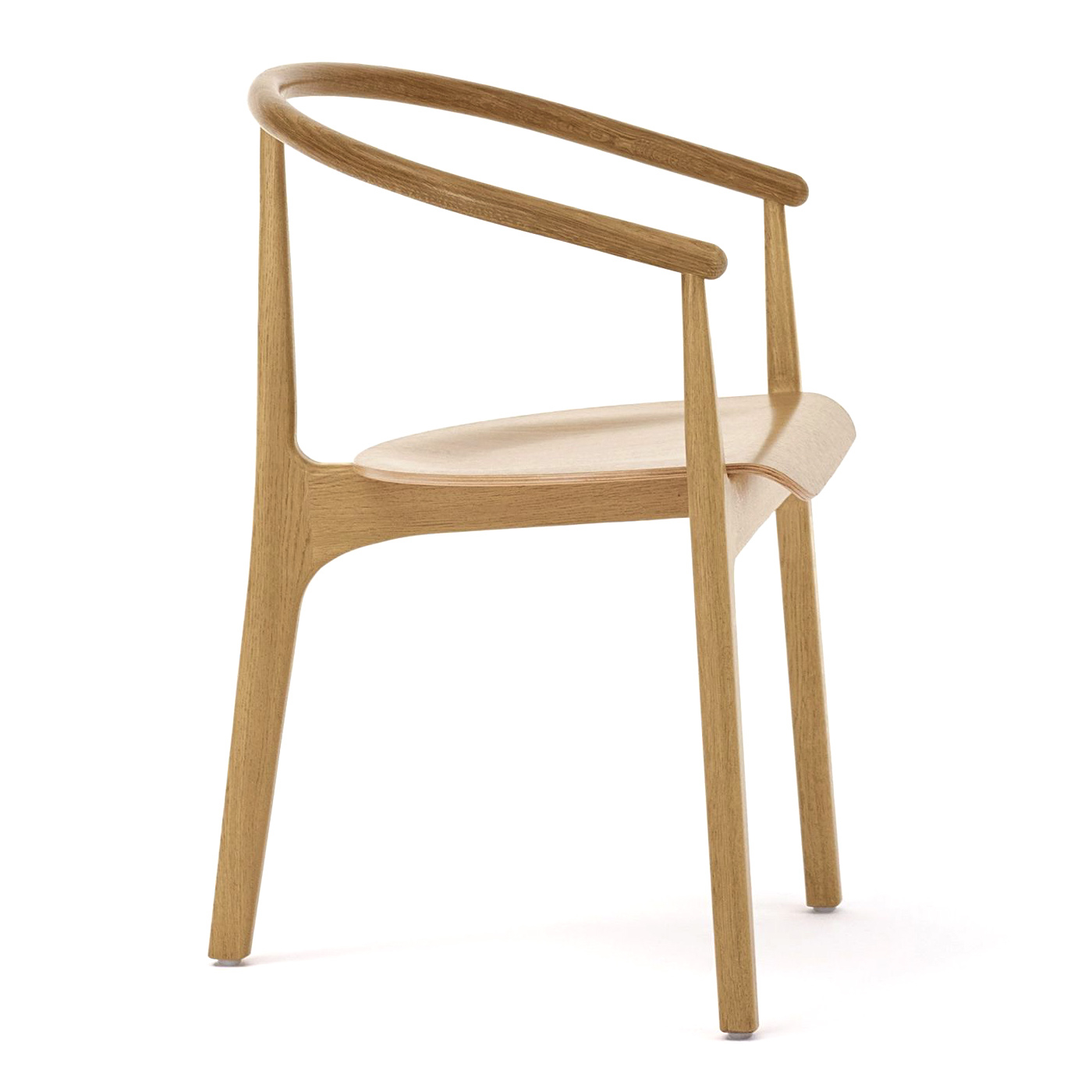Beech chair with three legs B-2940 EVO