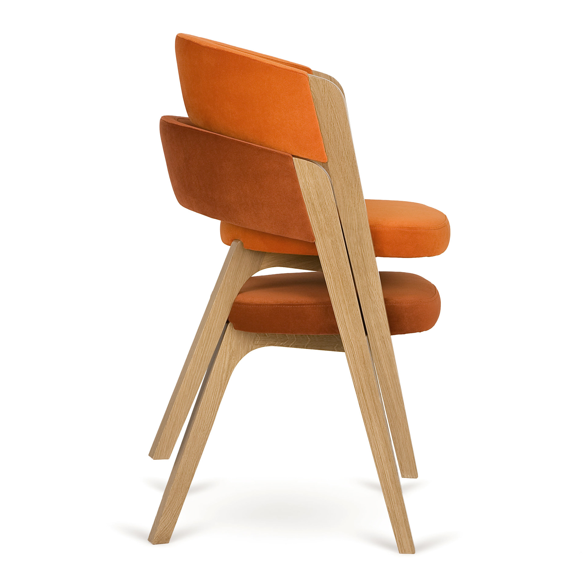 Upholstered wooden chair A-4205 Argo