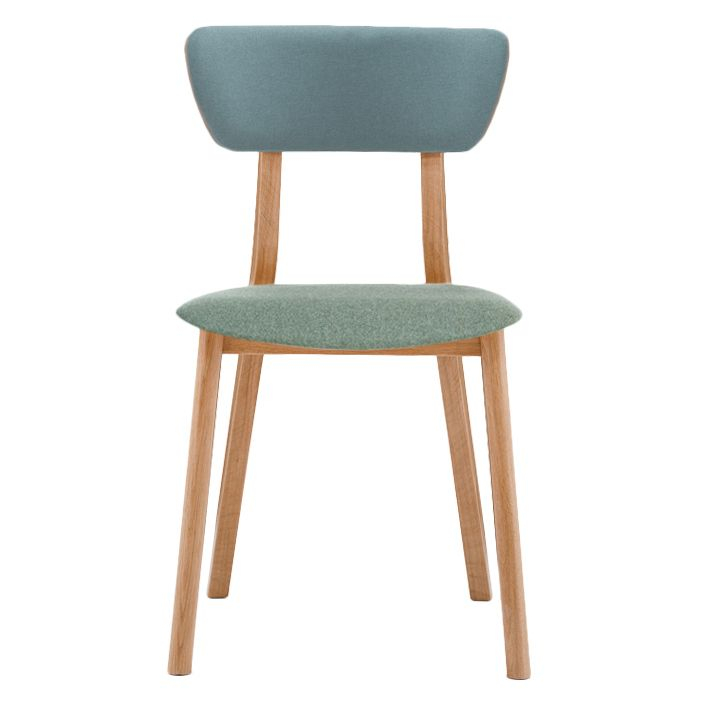 Upholstered wooden chair