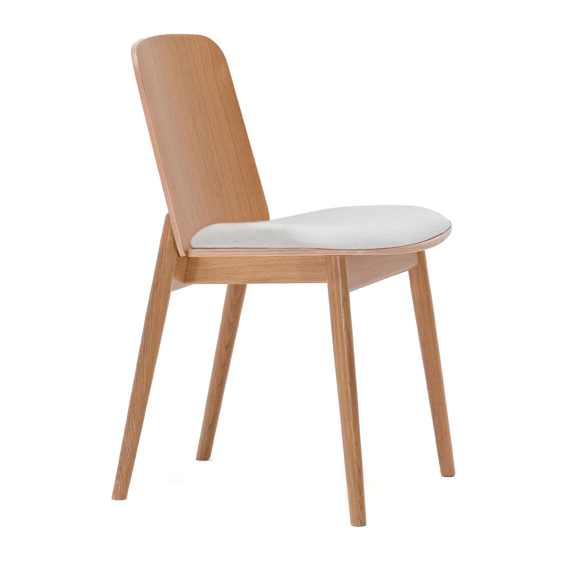 Wooden chair with solid or upholstered seat A-4390 PROP