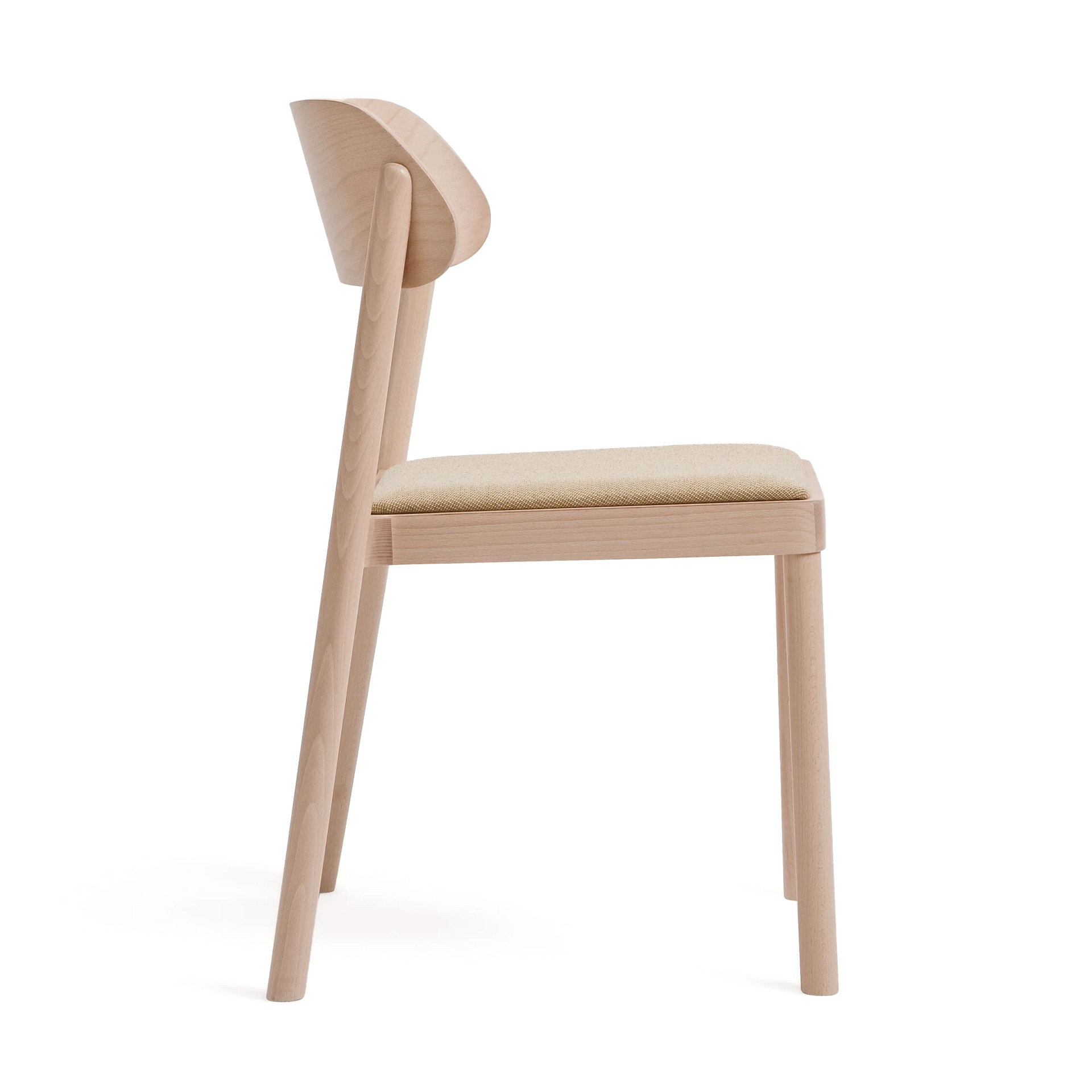 Wooden chair with solid or upholstered seat A-4590 Nimm