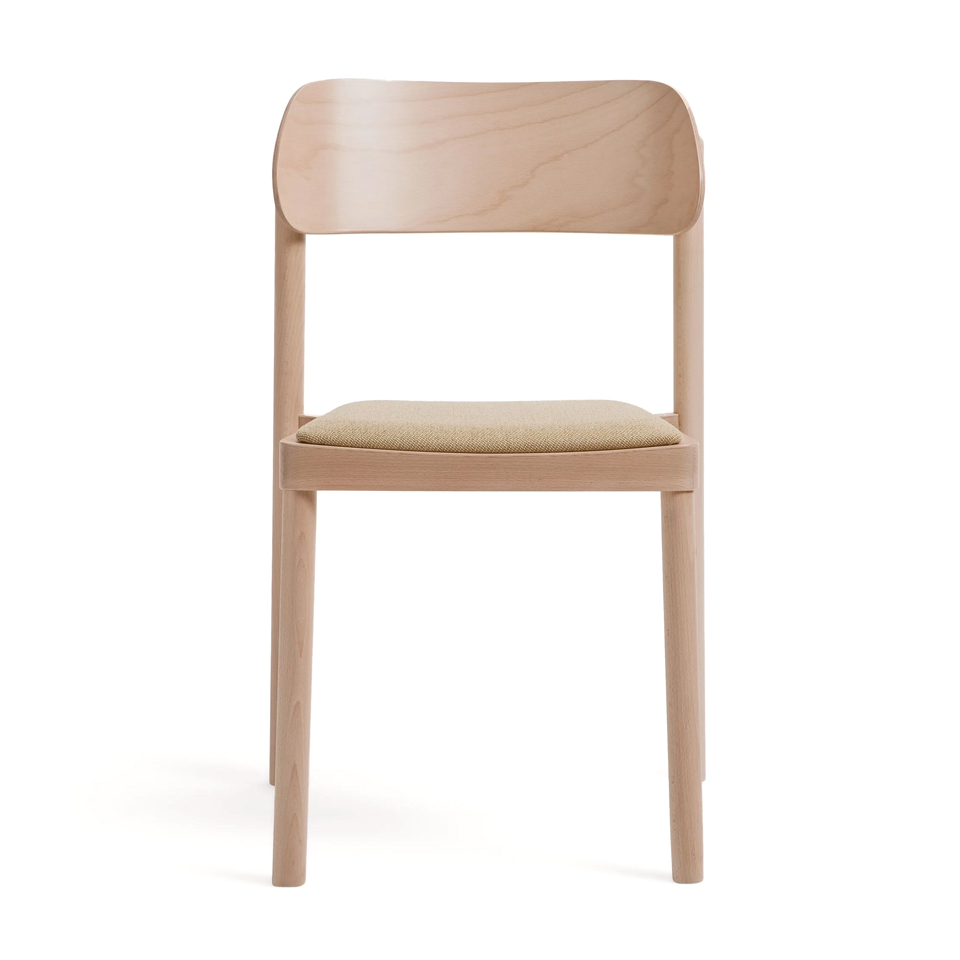 Wooden chair with solid or upholstered seat A-4590 Nimm