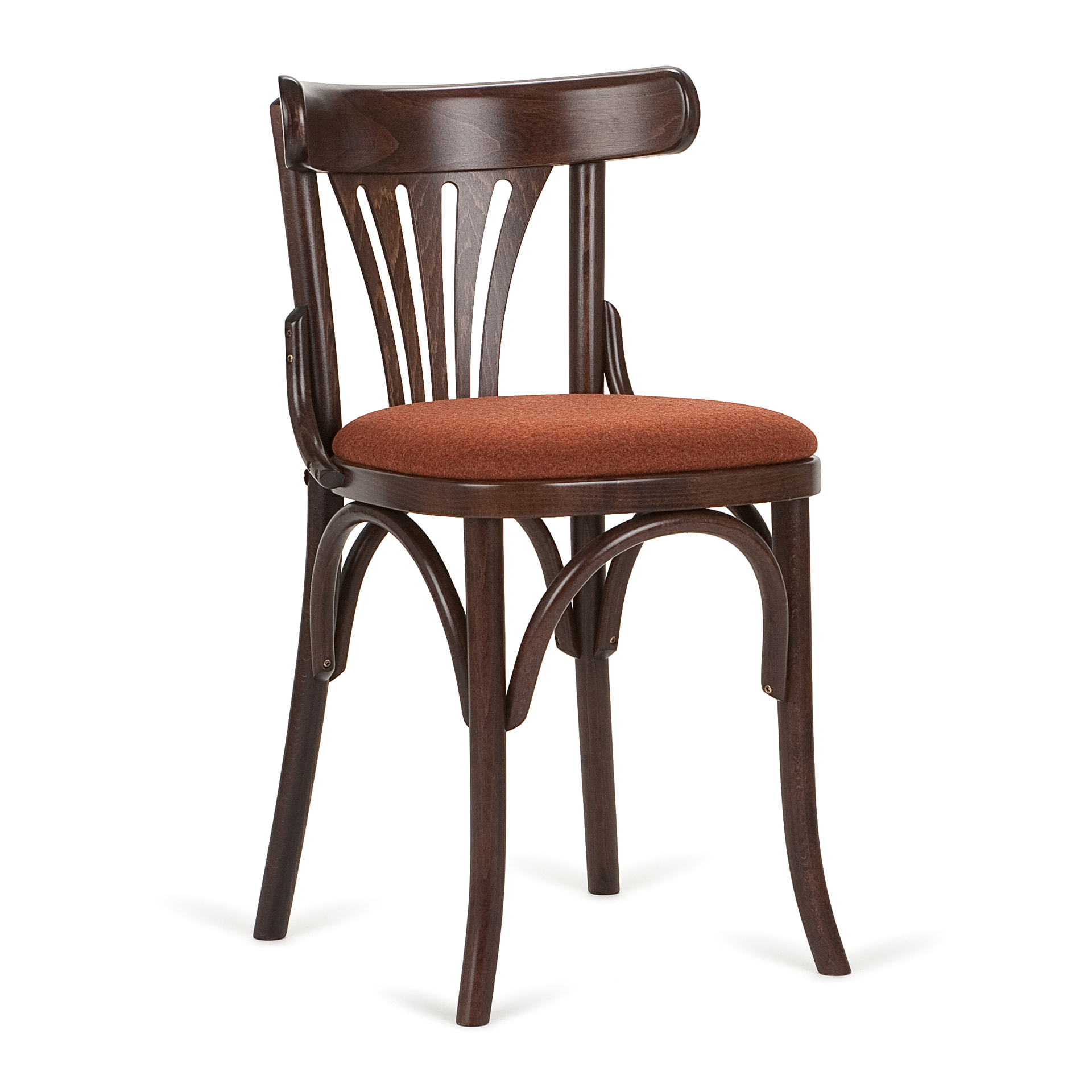 Vintage wooden dining chair in Irish pub style A-5172