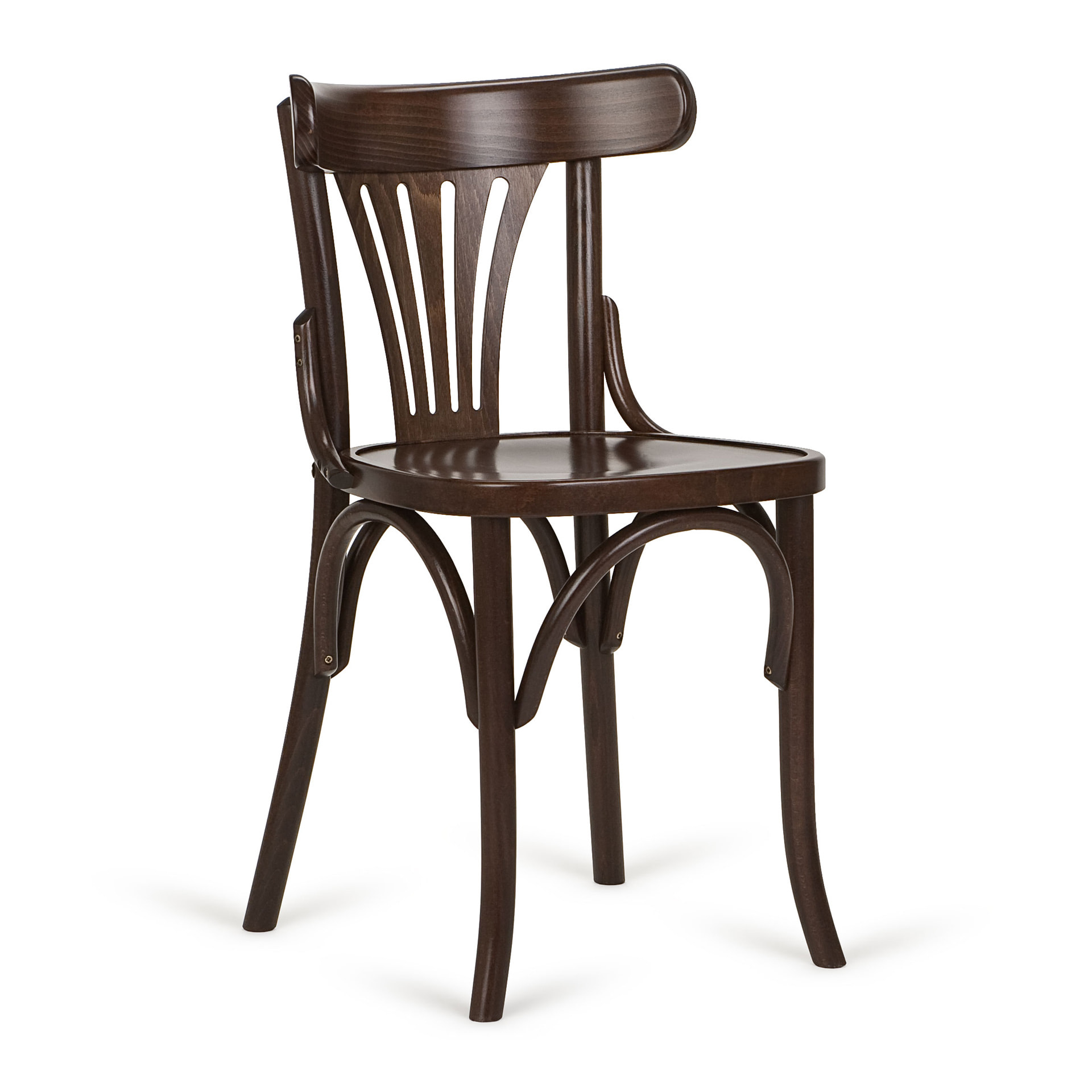 Vintage wooden dining chair in Irish pub style A-5172