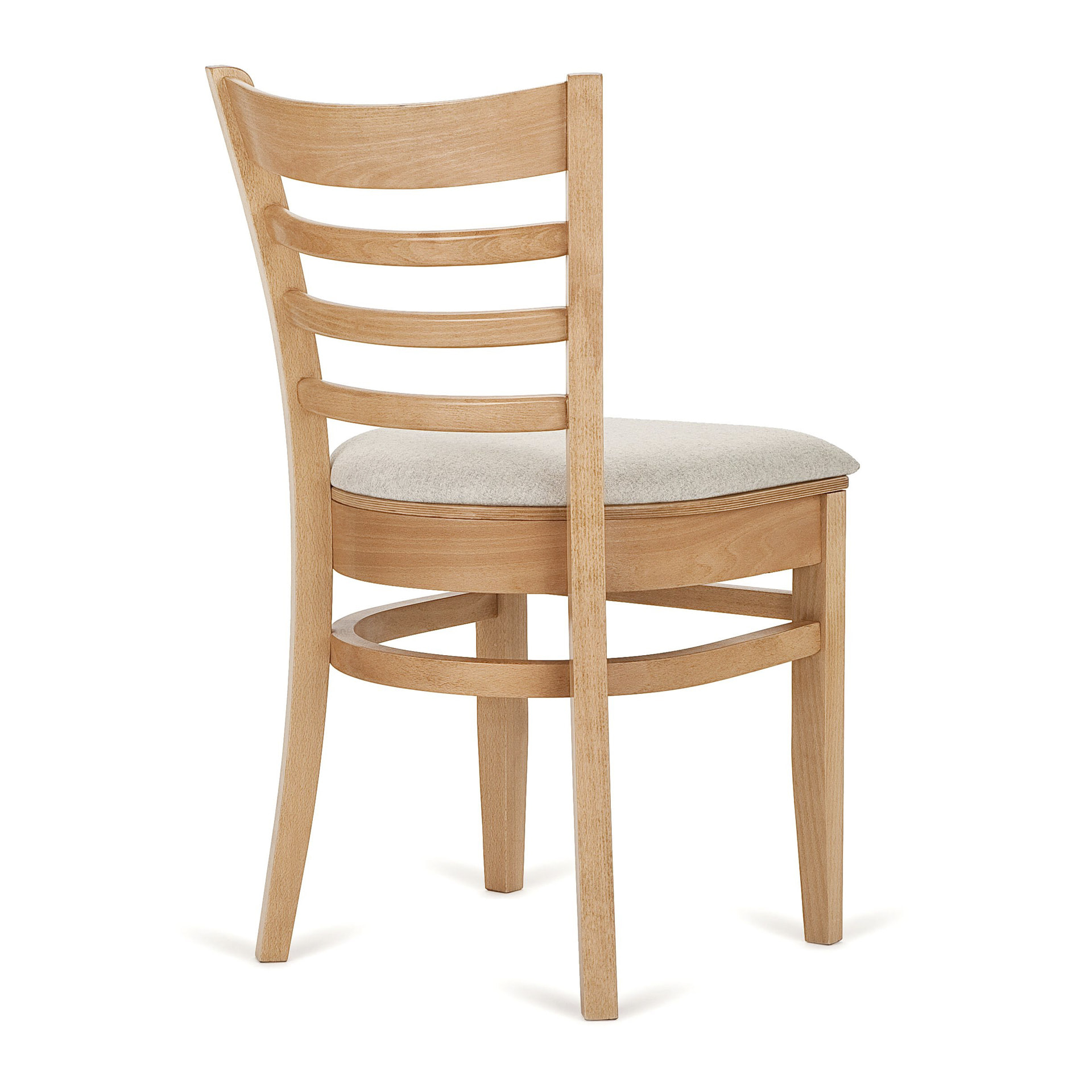 Silla de madera con respaldo en escalera A-5200