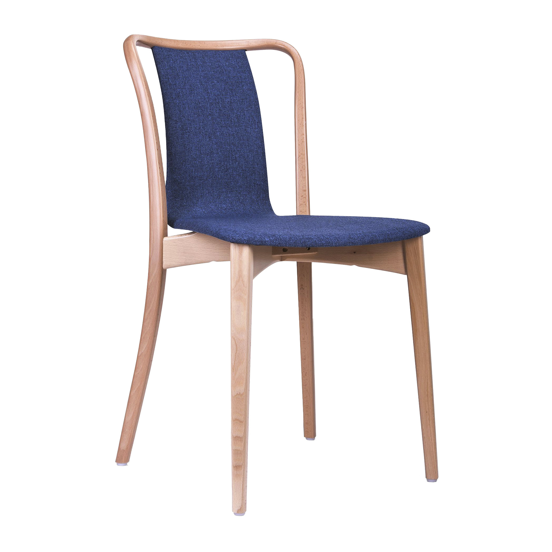Wooden chair with solid or upholstered shell A-8280 Swan