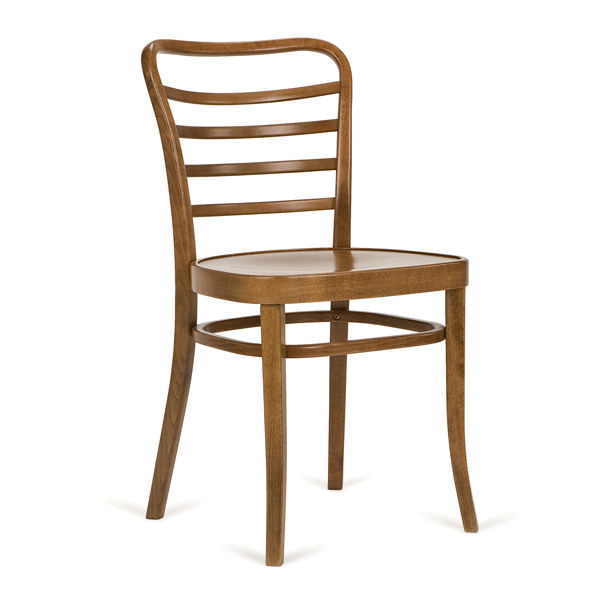 Ladder back wooden chair