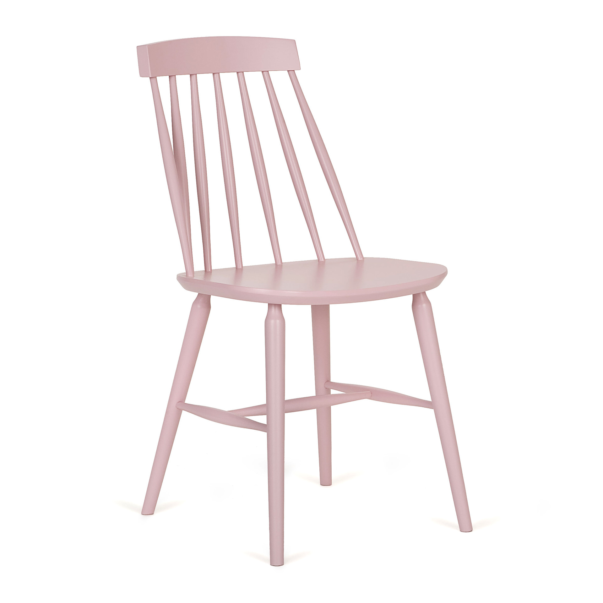 Wooden chair with vertical slat back A-9882 Antilla