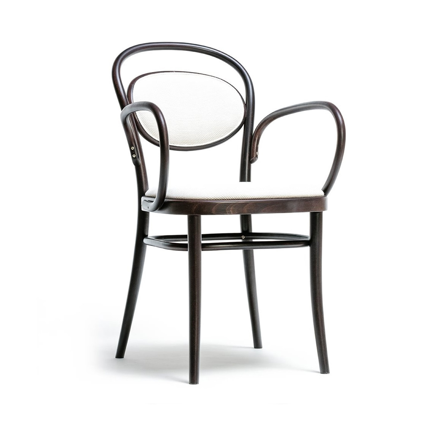 Viennese chair upholstered with armrests B-020 Ton