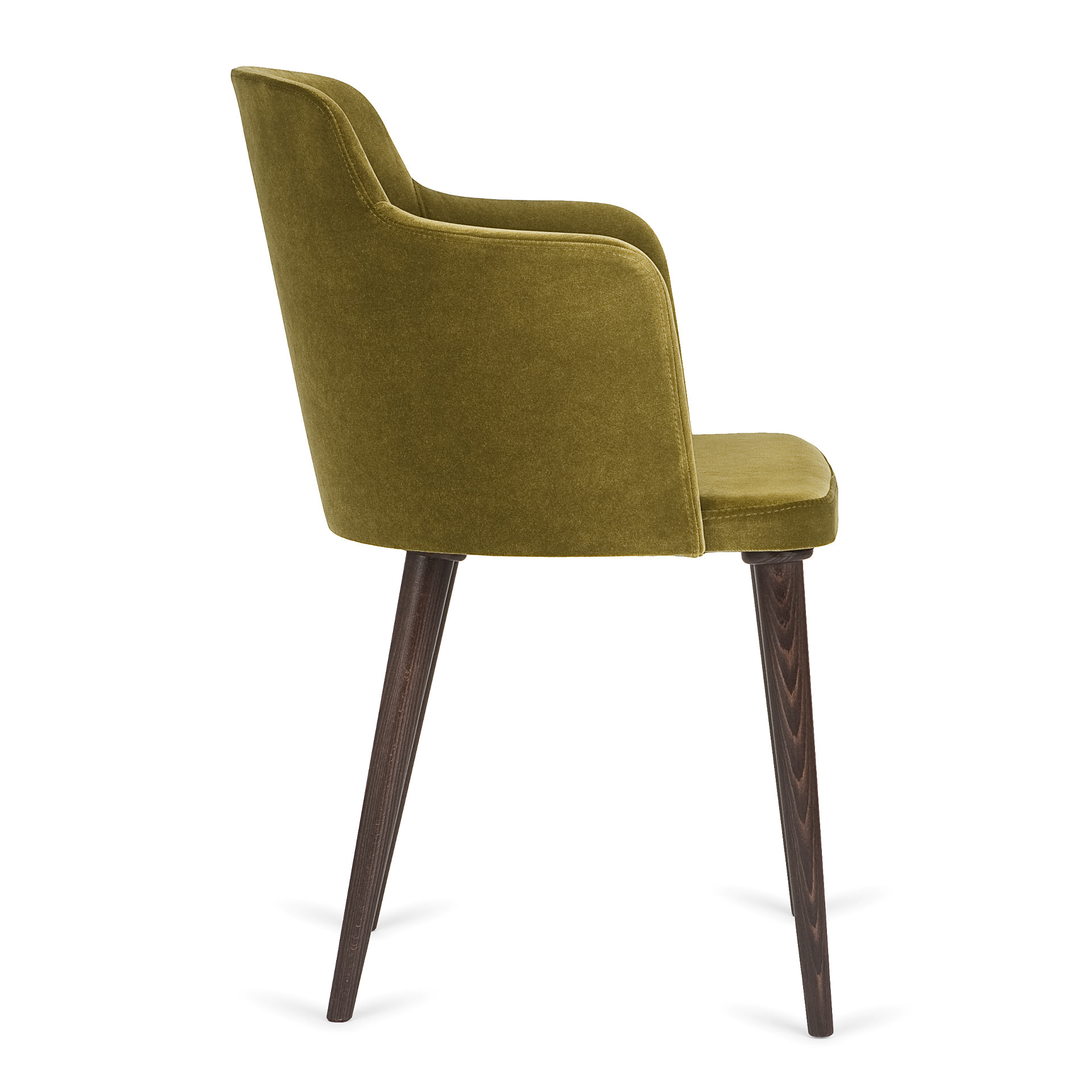 Fully upholstered wooden armchair B-0200 Lagom