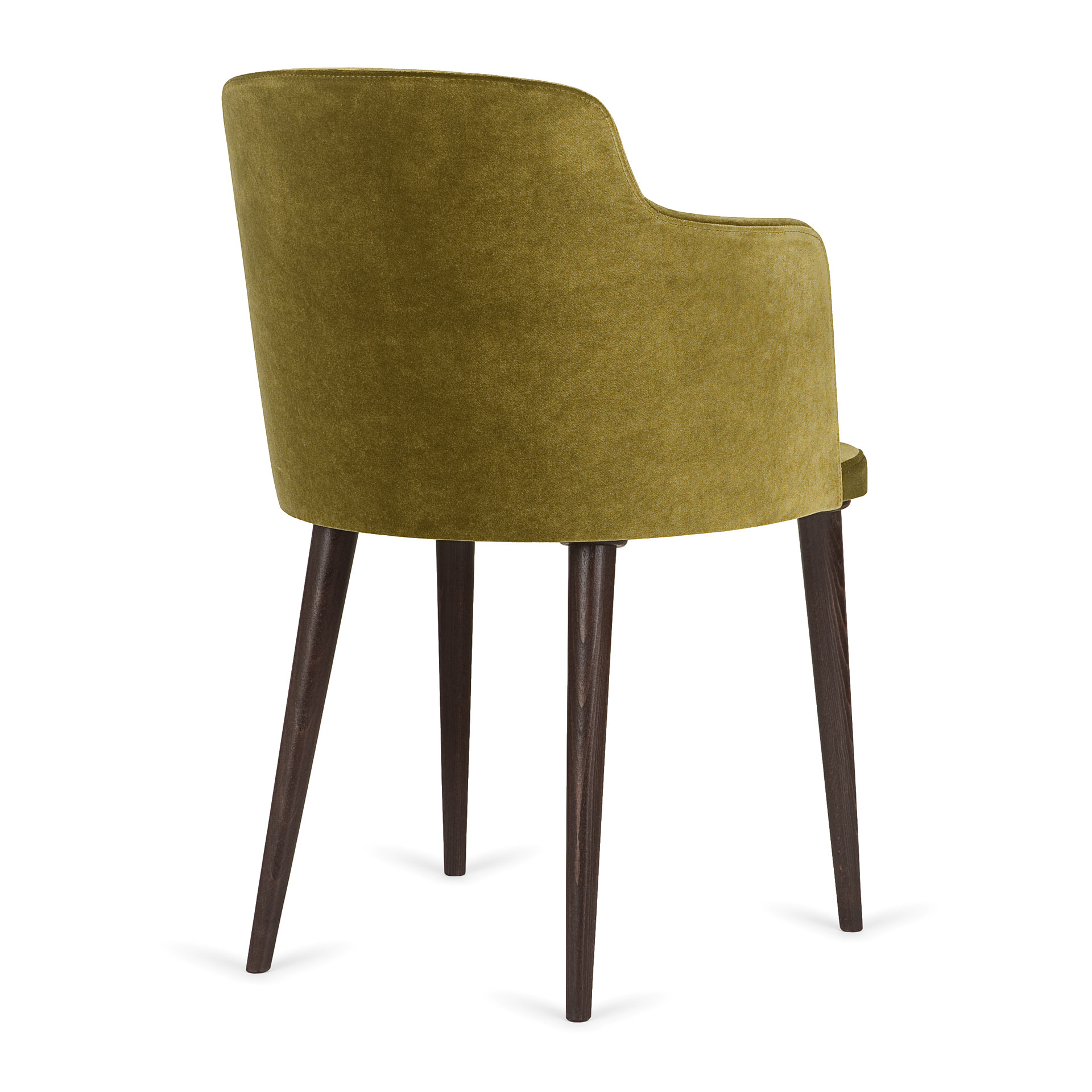 Fully upholstered wooden armchair B-0200 Lagom