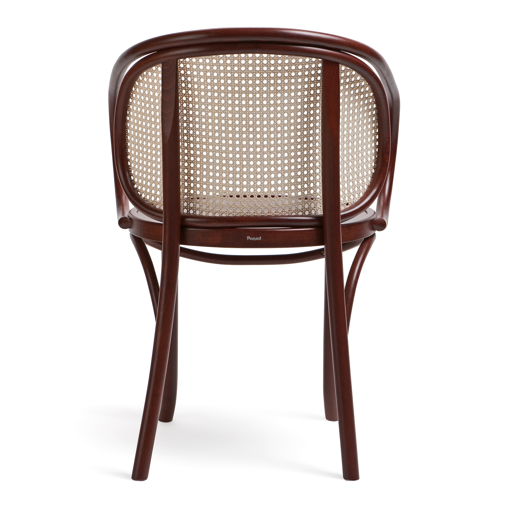 Bentwood armchair with straw back B-1890