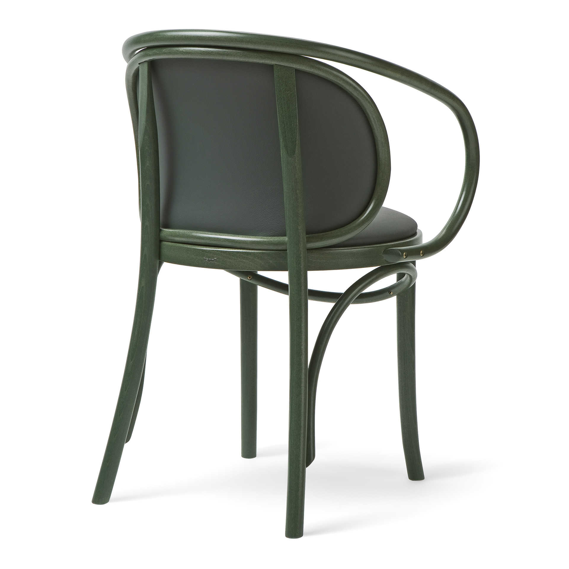 Bentwood fully upholstered chair with armrests B-1895