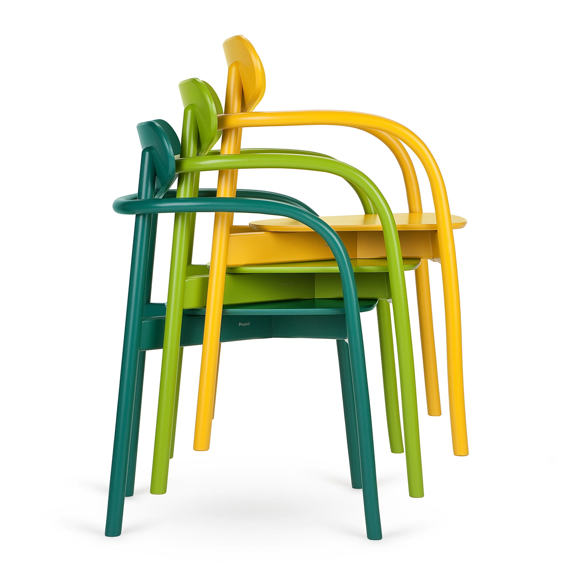 Wooden armchair with solid or upholstered seat B-2960 La Benda