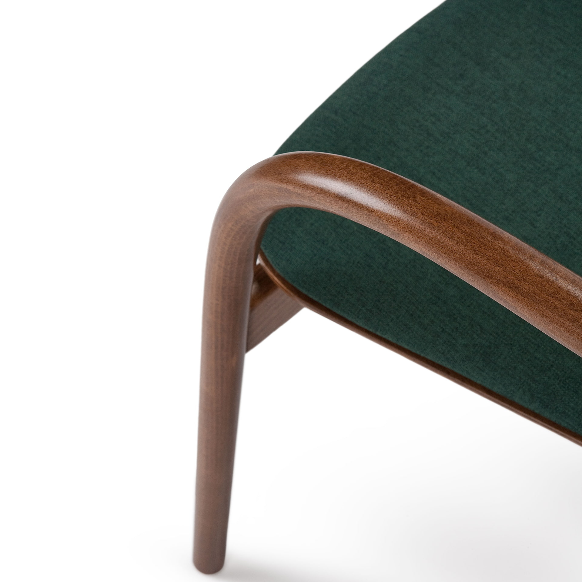 Beech stackable chair with armrests B-2961 La Benda