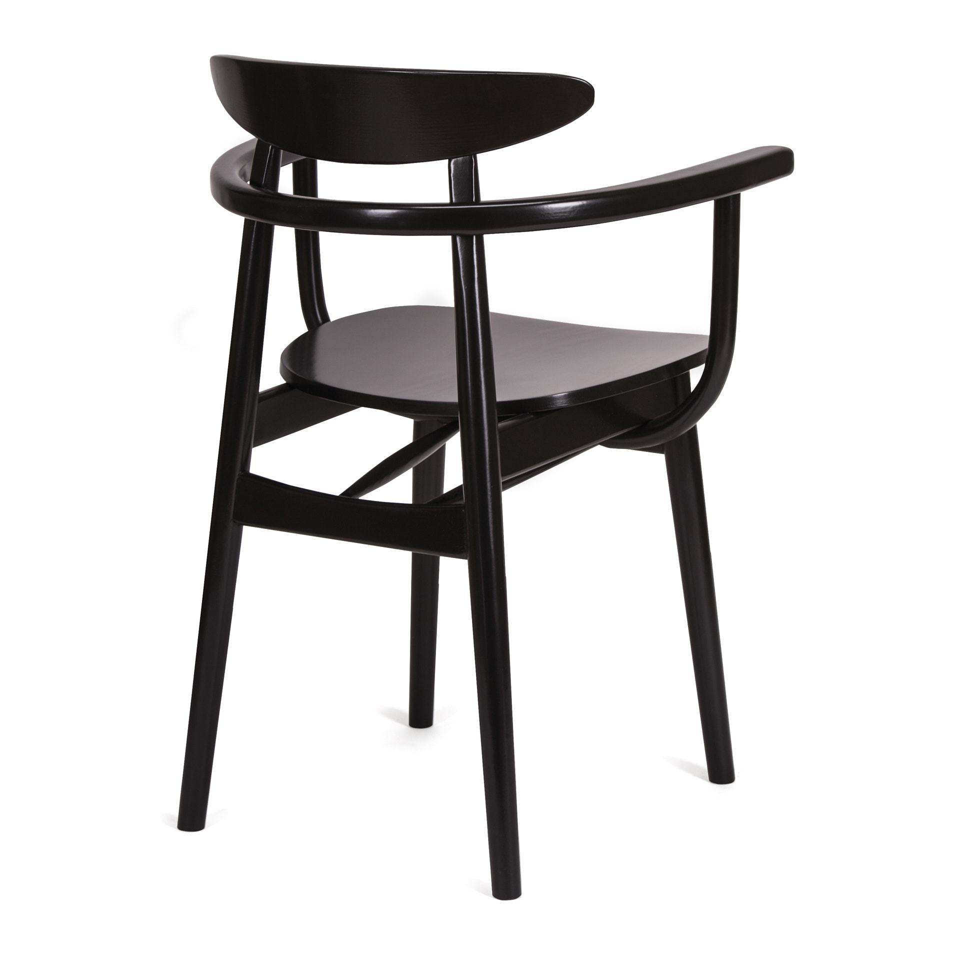 Sillon de madera con asiento macizo o tapizado B-4100